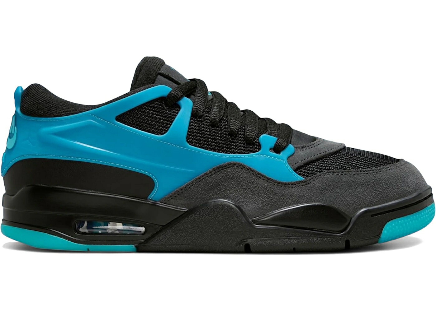ナイキ ジョーダン 黒色 ブラック 青色 ブルー スニーカー メンズ JORDAN 4 RM BLACK GAMMA BLUE / BLACK ANTHRACITE GAMMA BLUE