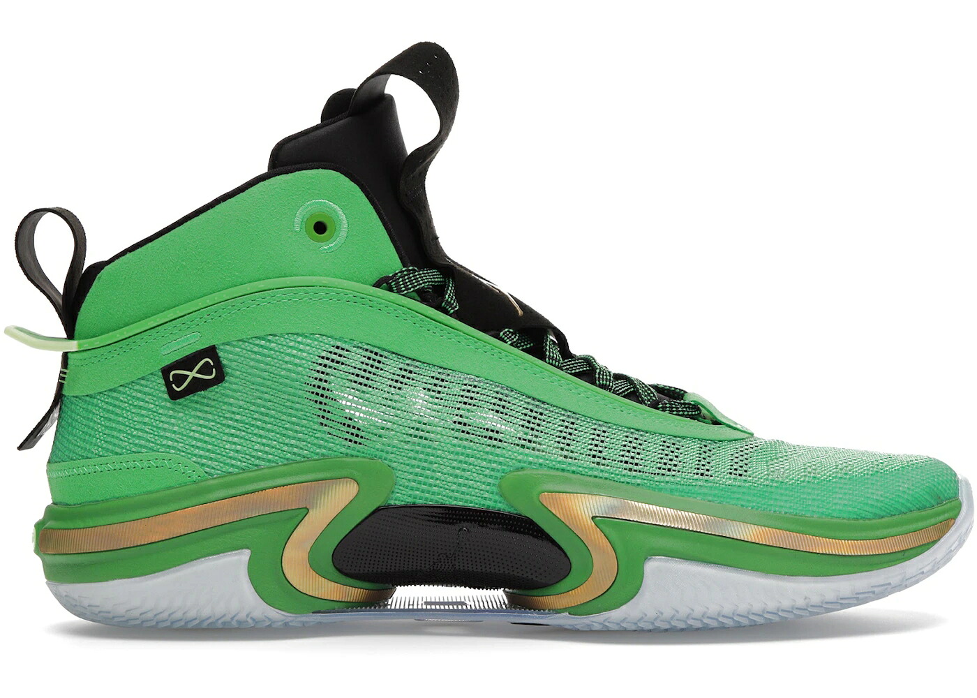 ナイキ ジョーダン 緑 グリーン 黒色 ブラック ライム ブラスト スニーカー メンズ JORDAN 36 GREEN SPARK / GREEN SPARK BLACK LIME BLAST|スニケス