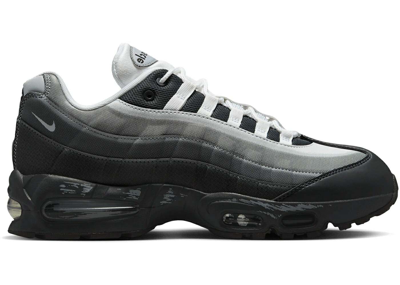 ナイキ マックス 白いこと 白いこと 薄墨色 薄墨色 エア湖マックス YUGIOH! スニーカー メンズ NIKE AIR MAX MUSCLE 95 YU-GI-OH! JONOUCHI (WITHOUT PROMO CARD) / WHITE WOLF GREY DARK SMOKE GREY