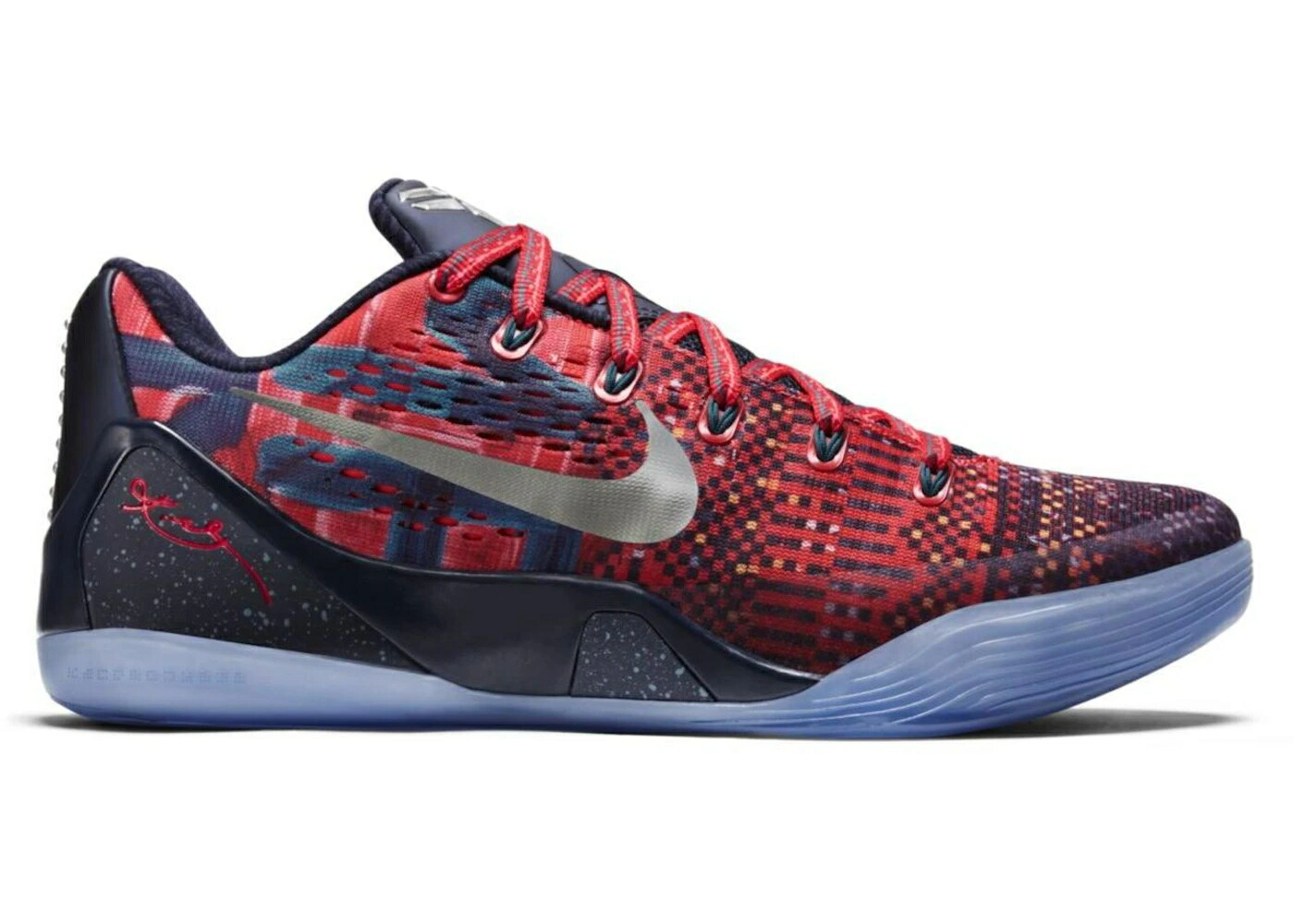 ナイキ コービー レーザ クリムゾン しろがね色 しろがね色 スニーカー メンズ NIKE KOBE 9 EM LOW PHILLIPPINES / LASER CRIMSON REFLECTIVE SILVER