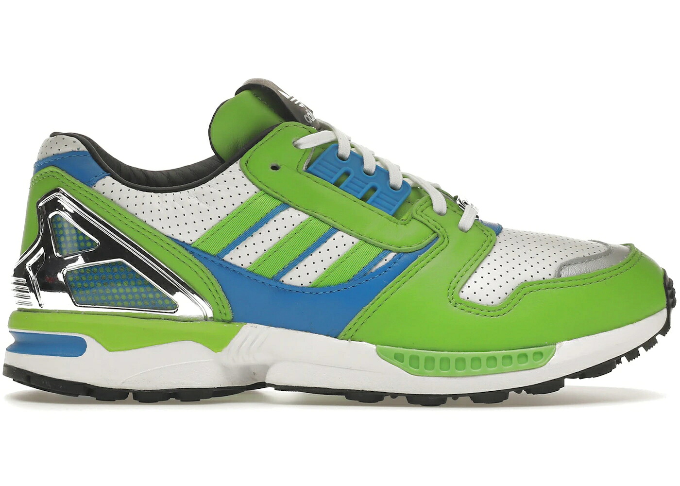 アディダス 緑 緑であること スニーカー メンズ ADIDAS ZX 8000 KAWASAKI NINJA / SEMI SOLAR GREEN SEMI SOLAR メンズ靴-スニーカー