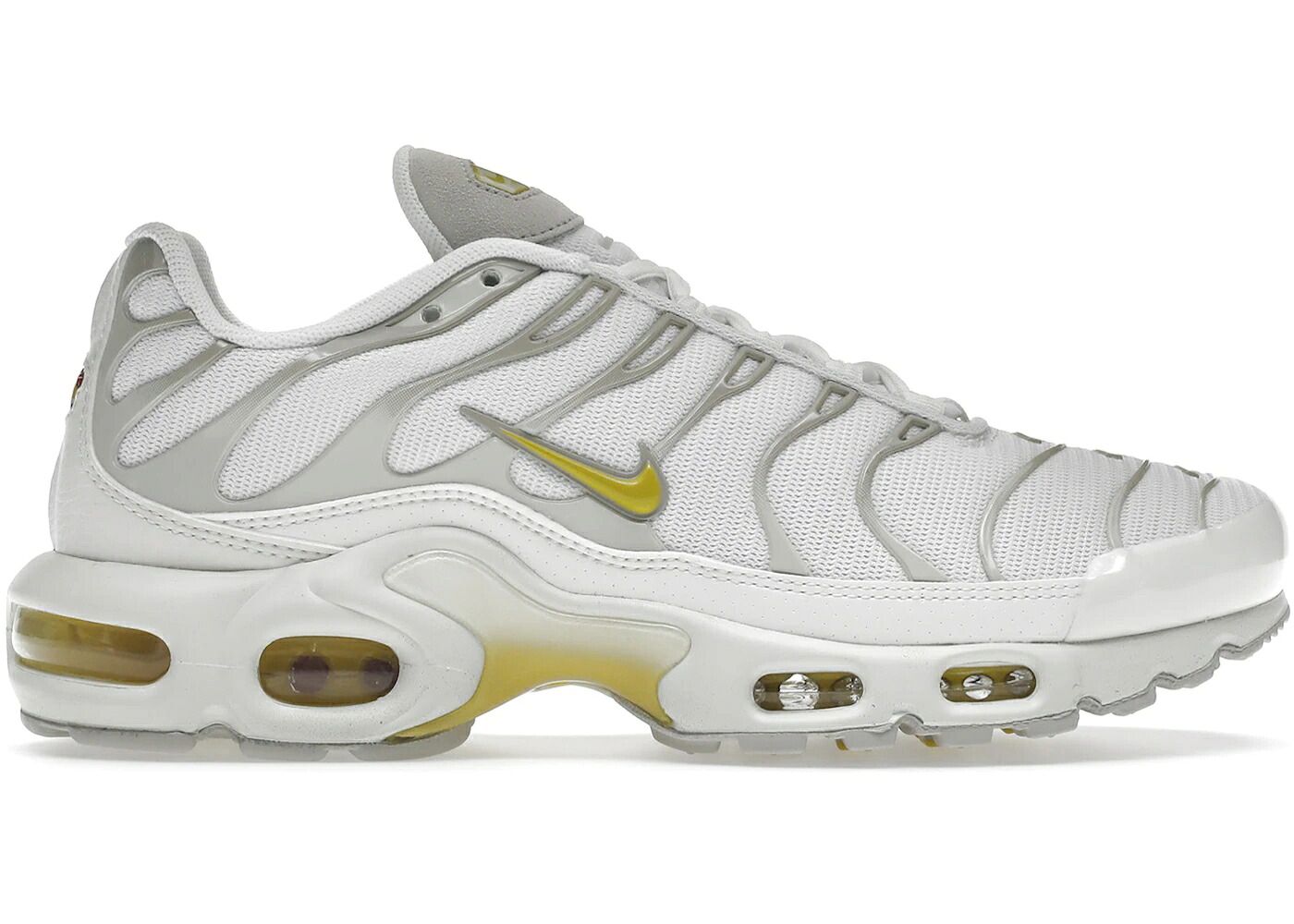 ナイキ マックス 白色 ホワイト エアマックスプラス WOMEN'S スニーカー レディース NIKE AIR MAX PLUS WHITE BONE CELERY (WOMEN'S) / SUMMIT WHITE SAIL LIGHT BONE｜スニケス