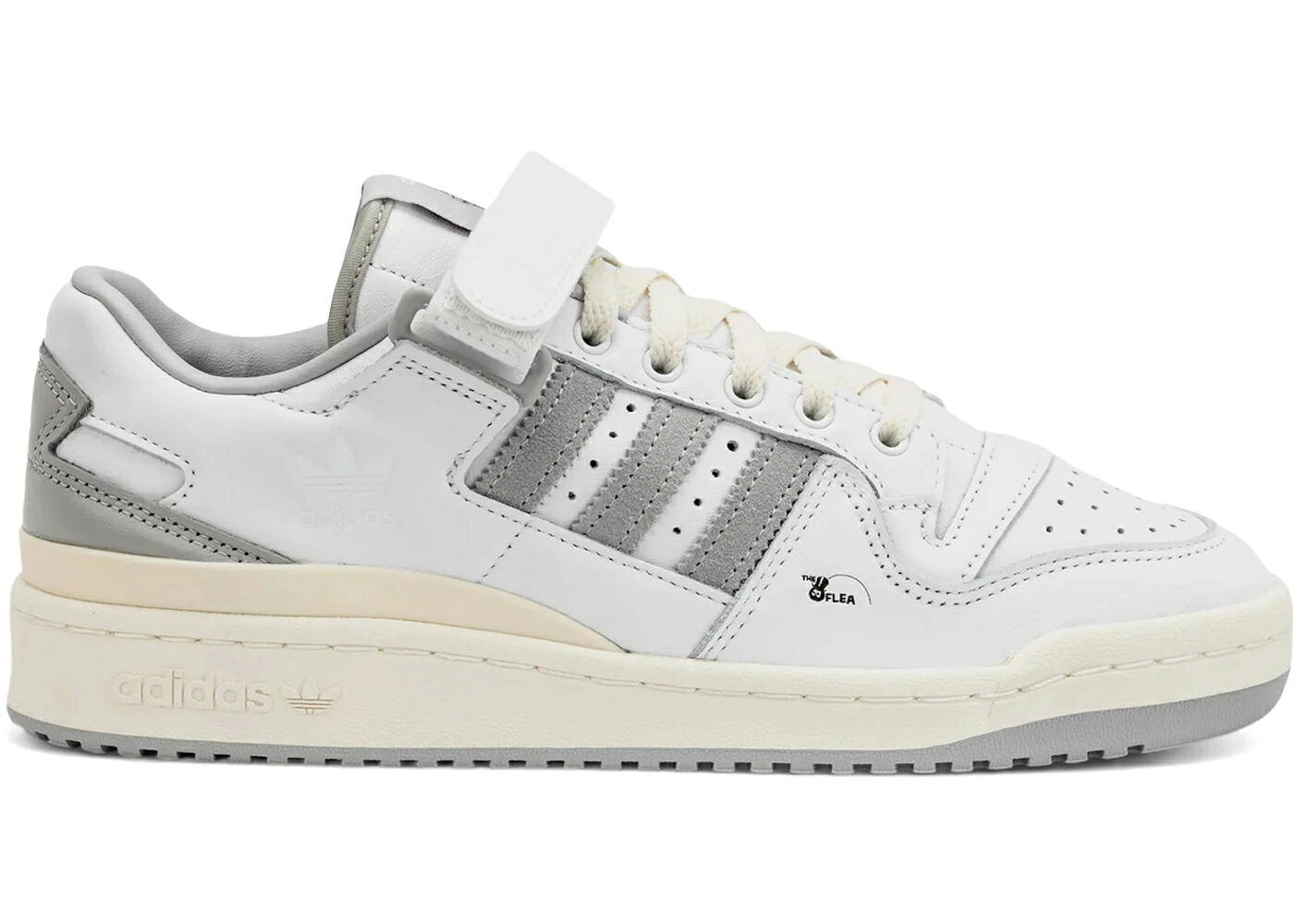 アディダス フォーラム 白色 ホワイト 灰色 グレー コア 黒色 ブラック スニーカー メンズ ADIDAS FORUM 84 LOW SHOE PALACE THE FLEA / WHITE GREY TWO CORE BLACK|スニケス
