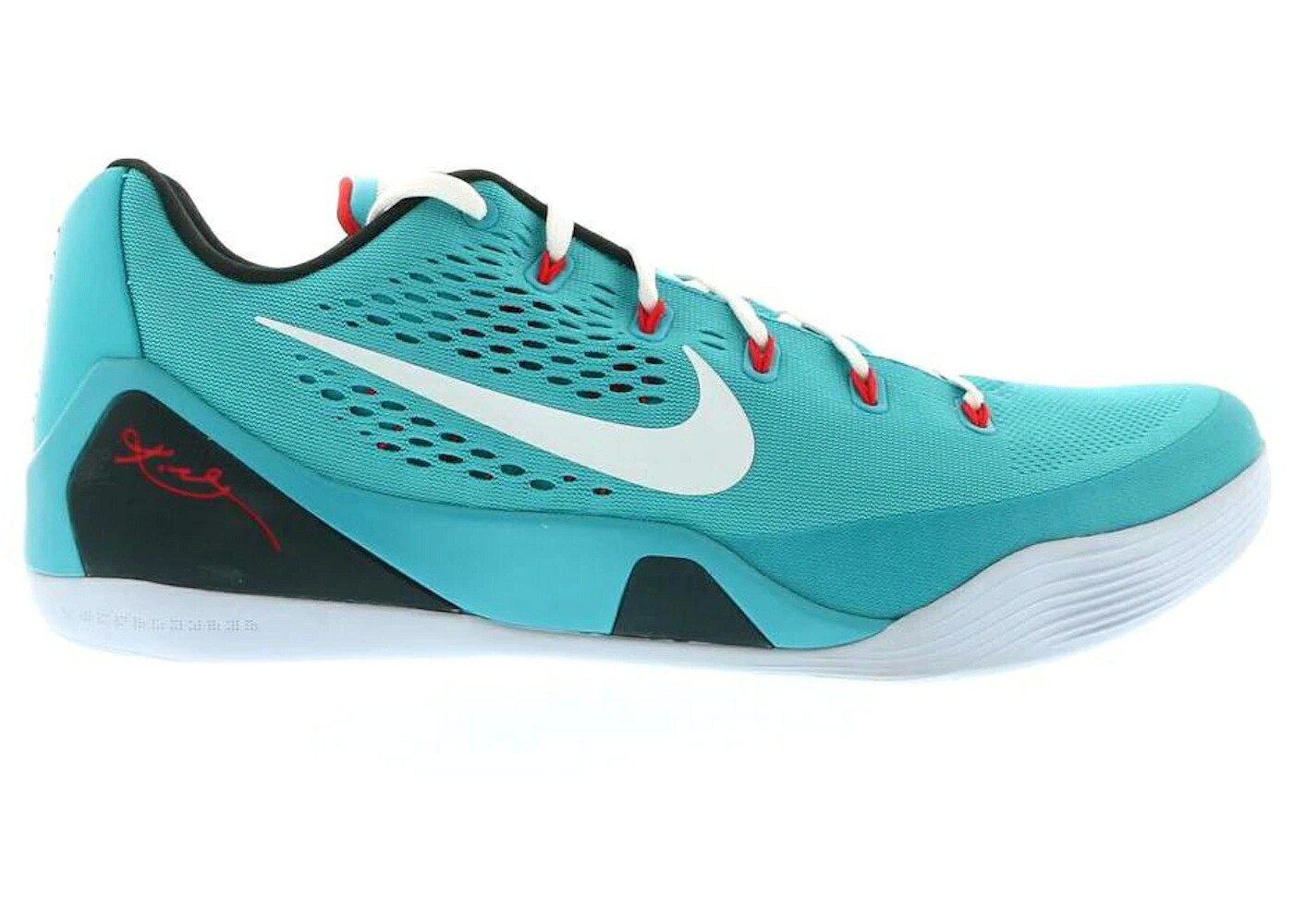ナイキ コービー 白色 ホワイト アクション 赤 レッド スニーカー メンズ NIKE KOBE 9 EM LOW DUSTY CACTUS / DUSTY CACTUS WHITE ACTION RED