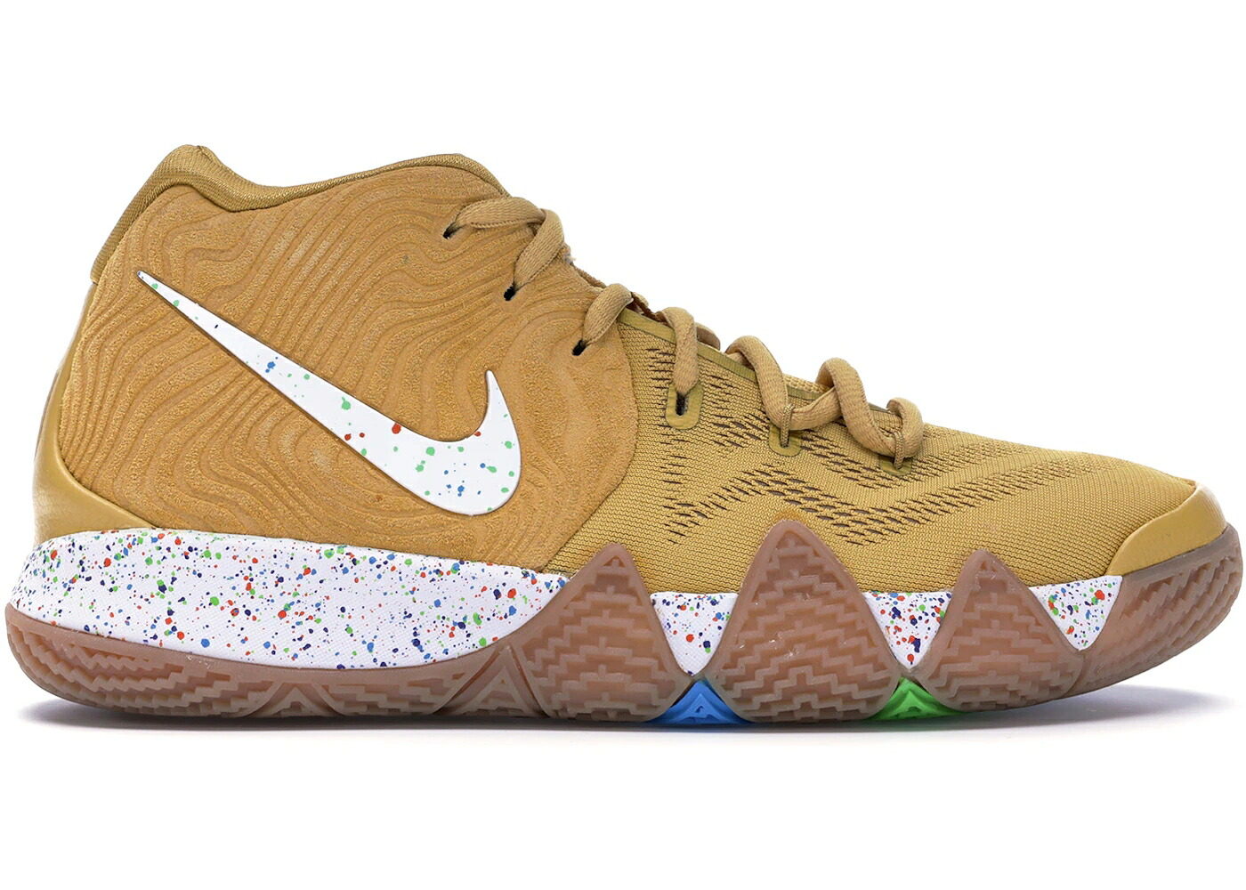 ナイキ カイリー ゴールド 鋳貨 白いこと 白いこと お坊っちゃん キッズ NIKE KYRIE 4 CINNAMON TOAST CRUNCH (GS) / METALLIC GOLD COIN WHITE もの言う花 マタニティ スニーカー