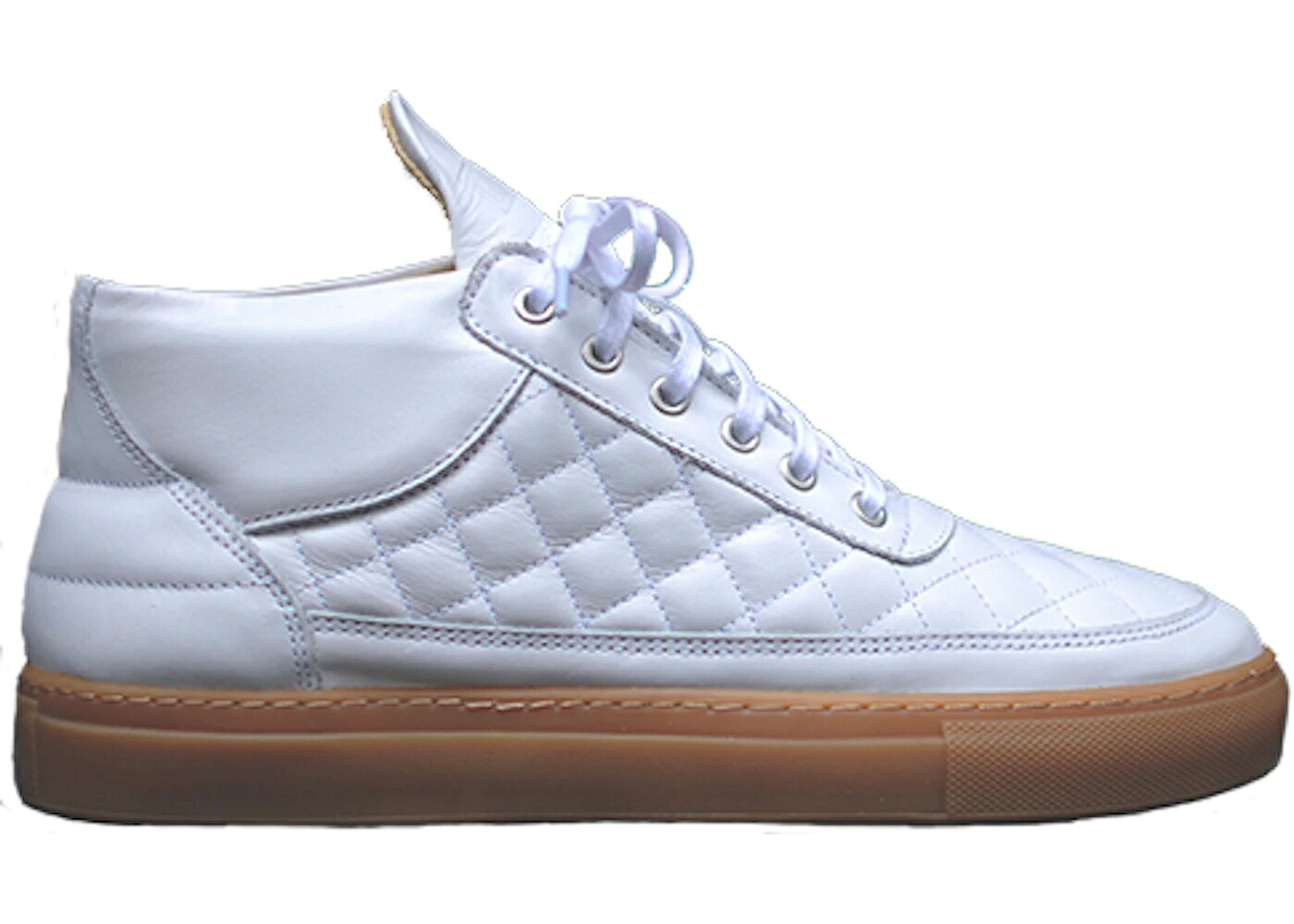 フィリングピース 白色 ホワイト スニーカー メンズ FILLING PIECES FILLING PIECES QUILTED RF-MID RONNIE FIEG WHITE / WHITE GUM 44,785円