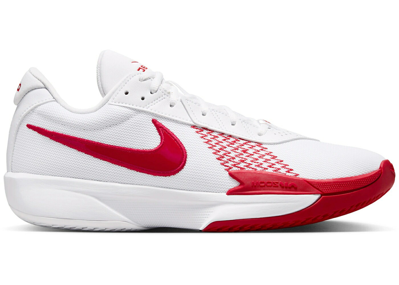 ナイキ ズーム アカデミー 白色 ホワイト 赤 レッド スニーカー メンズ NIKE AIR ZOOM GT CUT ACADEMY TB WHITE UNIVERSITY RED / WHITE UNIVERSITY RED