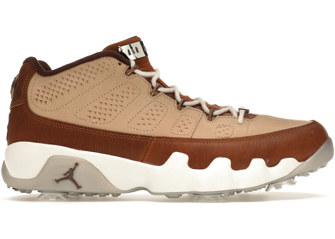 ナイキ ジョーダン ゴルフ 白いこと 白いこと スニーカー メンズ JORDAN 9 RETRO LOW GOLF HAPPY LIFE WOOD WOODGRAIN / HEMP EARTH BURNT SUNRISE WHITE