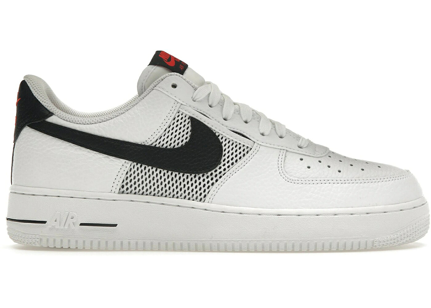 ナイキ 白いこと 白いこと 黒いこと 黒いこと 空軍 スニーカー メンズ NIKE AIR FORCE 1 LOW MESH POCKET WHITE BLACK / WHITE BLACK