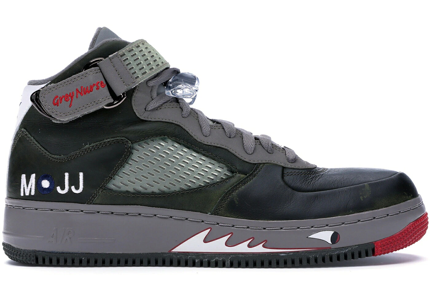 ナイキ ジョーダン 灰色 グレー アーミー 紺色 ネイビー スニーカー メンズ JORDAN AJF 5 GREY NURSE / DARK ARMY MIDNIGHT NAVY SOFT