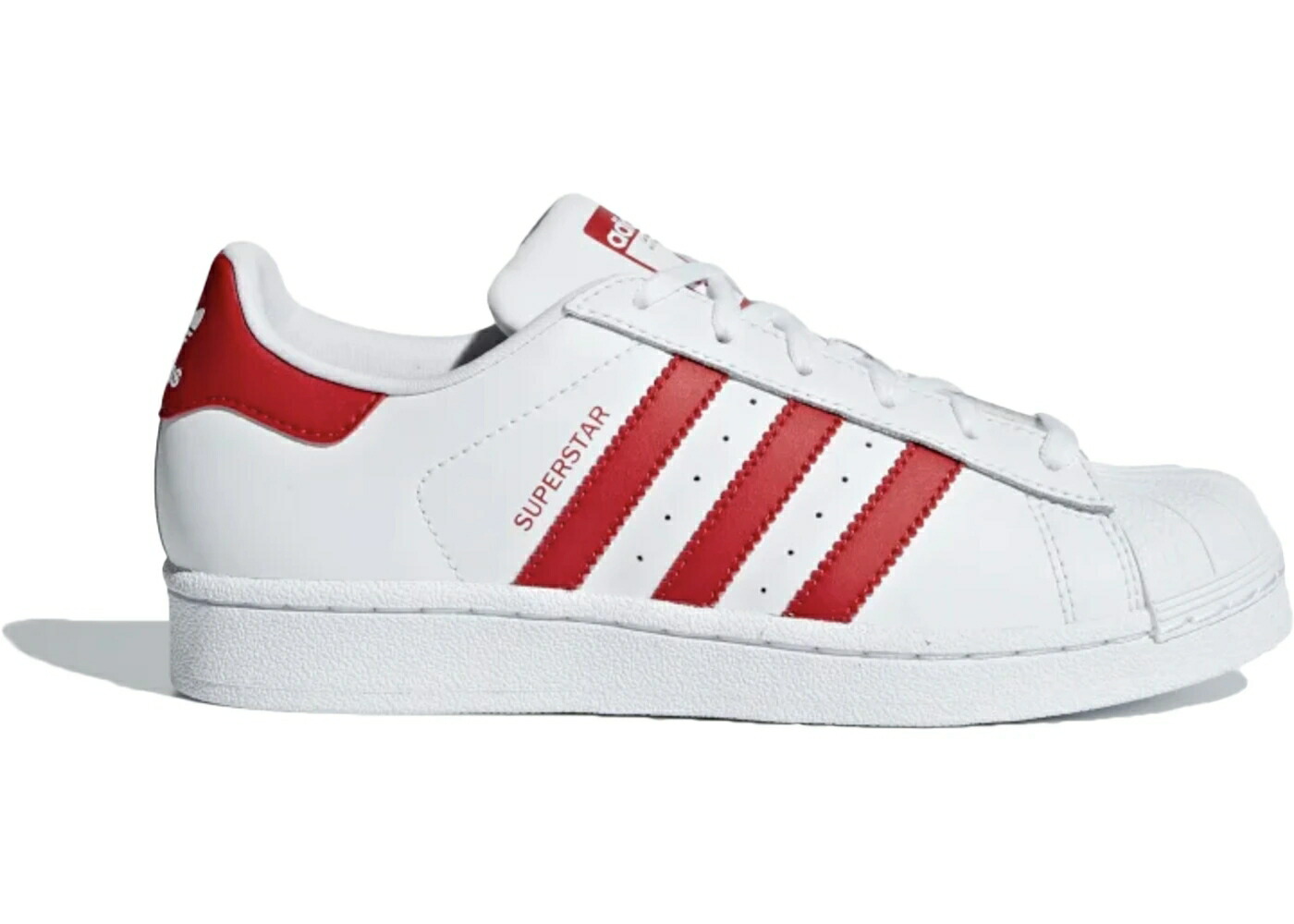 アディダス スーパースター 白色 ホワイト ジュニア キッズ ADIDAS SUPERSTAR CLOUD WHITE SCARLET (GS) / CLOUD WHITE SCARLET SCARLET ベビー マタニティ スニーカー 52,740円
