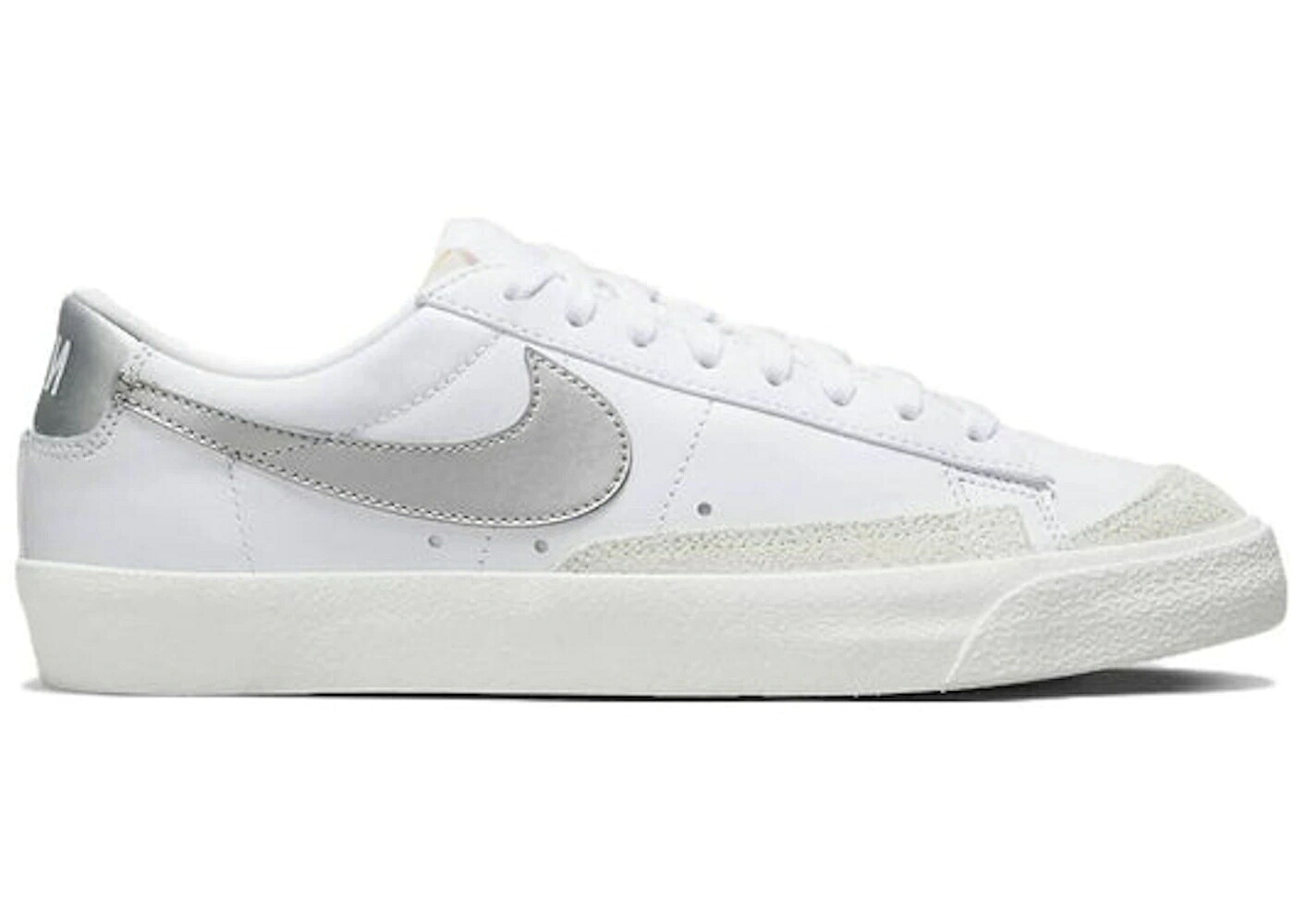 ナイキ ブレイザー 白いこと 白いこと しろがね色 しろがね色 WOMEN\u0027S スニーカー レディース NIKE BLAZER LOW 77 WHITE METALLIC SILVER (WOMEN\u0027S) / WHITE METALLIC SILVER