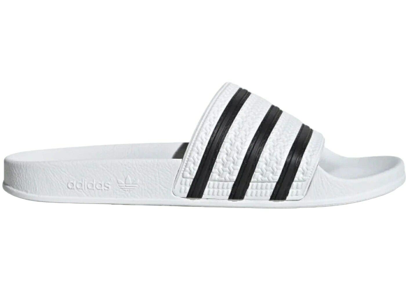 アディダス アディレッタ 白いこと 白いこと 中核グループ 黒いこと 黒いこと スニーカー メンズ ADIDAS ADILETTE WHITE CORE BLACK / WHITE CORE BLACK WHITE