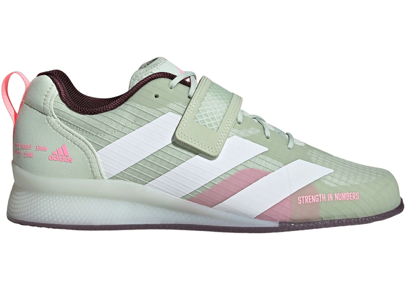 アディダス 緑 緑であること 白いこと 白いこと サクラ色 スニーカー メンズ ADIDAS ADIPOWER 3 LINEN GREEN CLOUD WHITE BEAM PINK / LINEN GREEN CLOUD WHITE BEAM