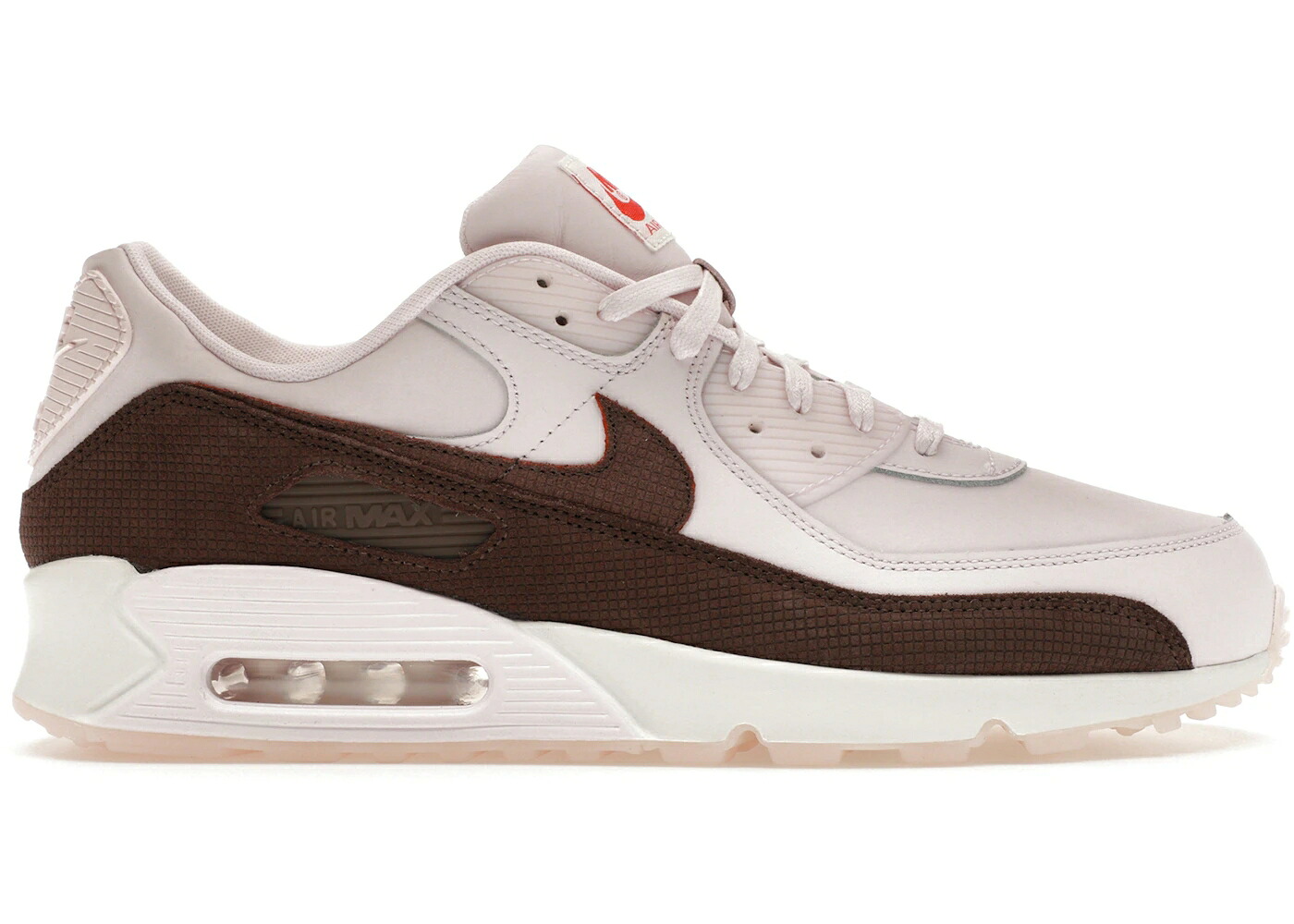 ナイキ マックス 茶色 ブラウン ピンク 白色 ホワイト エアマックス スニーカー メンズ NIKE AIR MAX 90 BROWN TILE / PINK BROWN WHITE｜スニケス