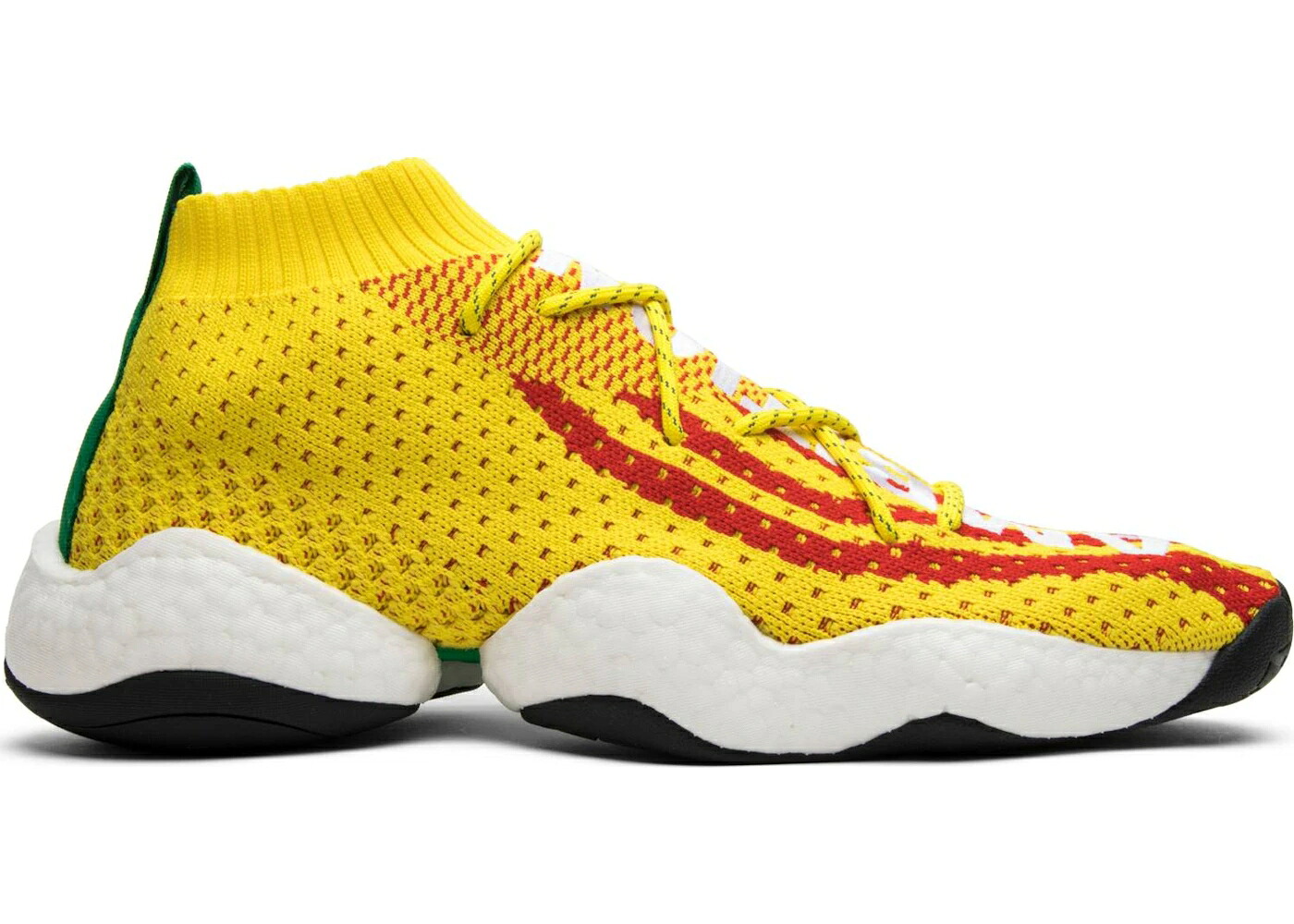 アディダス クレイジー 黄味がかった 黄色 赤 赤いこと 緑 緑であること スニーカー メンズ ADIDAS CRAZY BYW LVL 1 PHARRELL / YELLOW RED GREEN