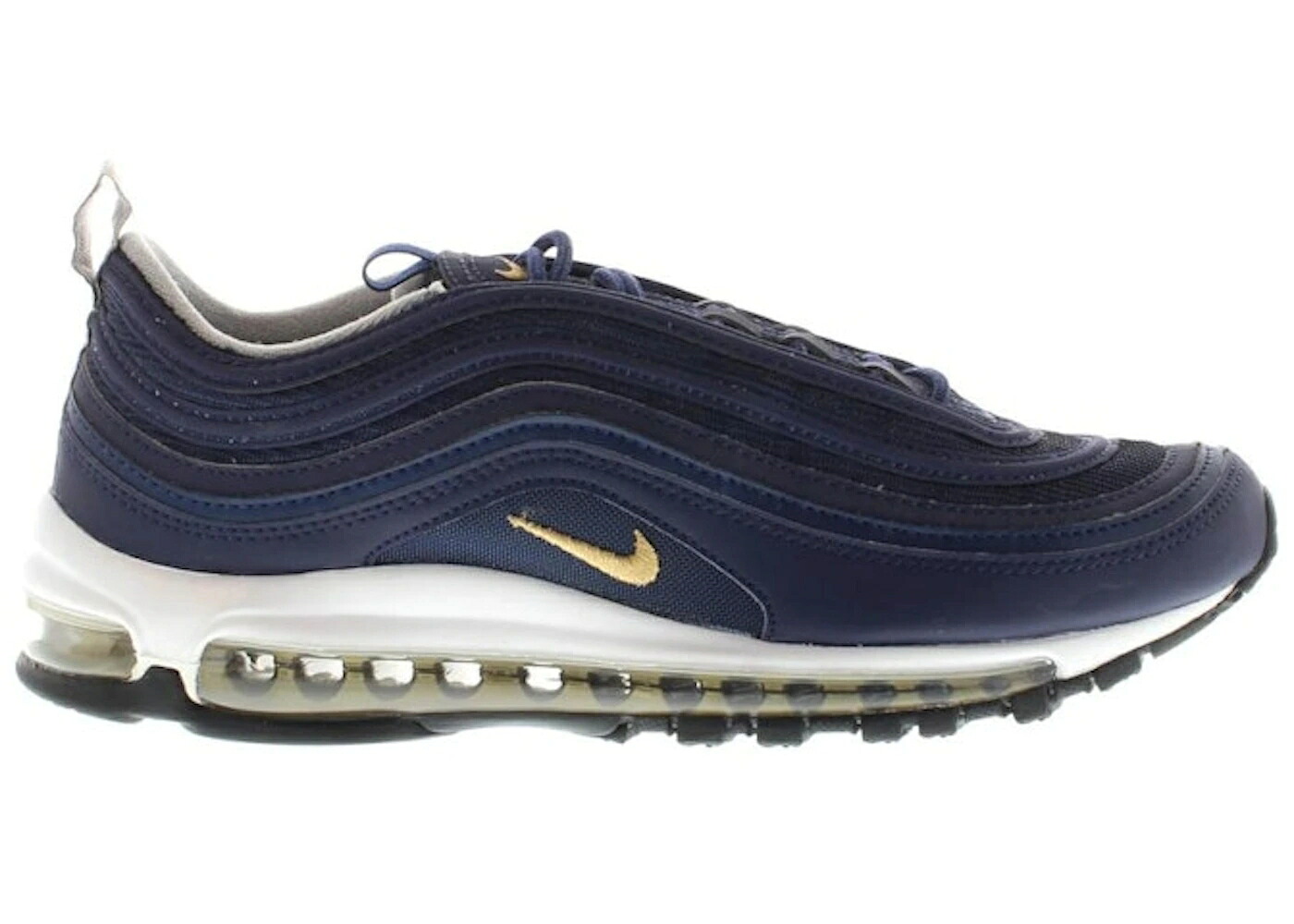 ナイキ マックス 紺色 米国海軍 ゴールド 大気圏マックス スニーカー メンズ NIKE AIR MAX 97 MIDNIGHT NAVY METALLIC GOLD / MIDNIGHT NAVY METALLIC GOLD