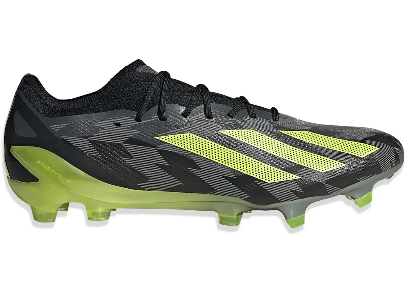 アディダス コア 黒色 ブラック チーム 黄色 イエロー INJECTION.1 スニーカー メンズ ADIDAS X CRAZYFAST FG CRAZYCHARGED PACK / CORE BLACK TEAM SOLAR YELLOW