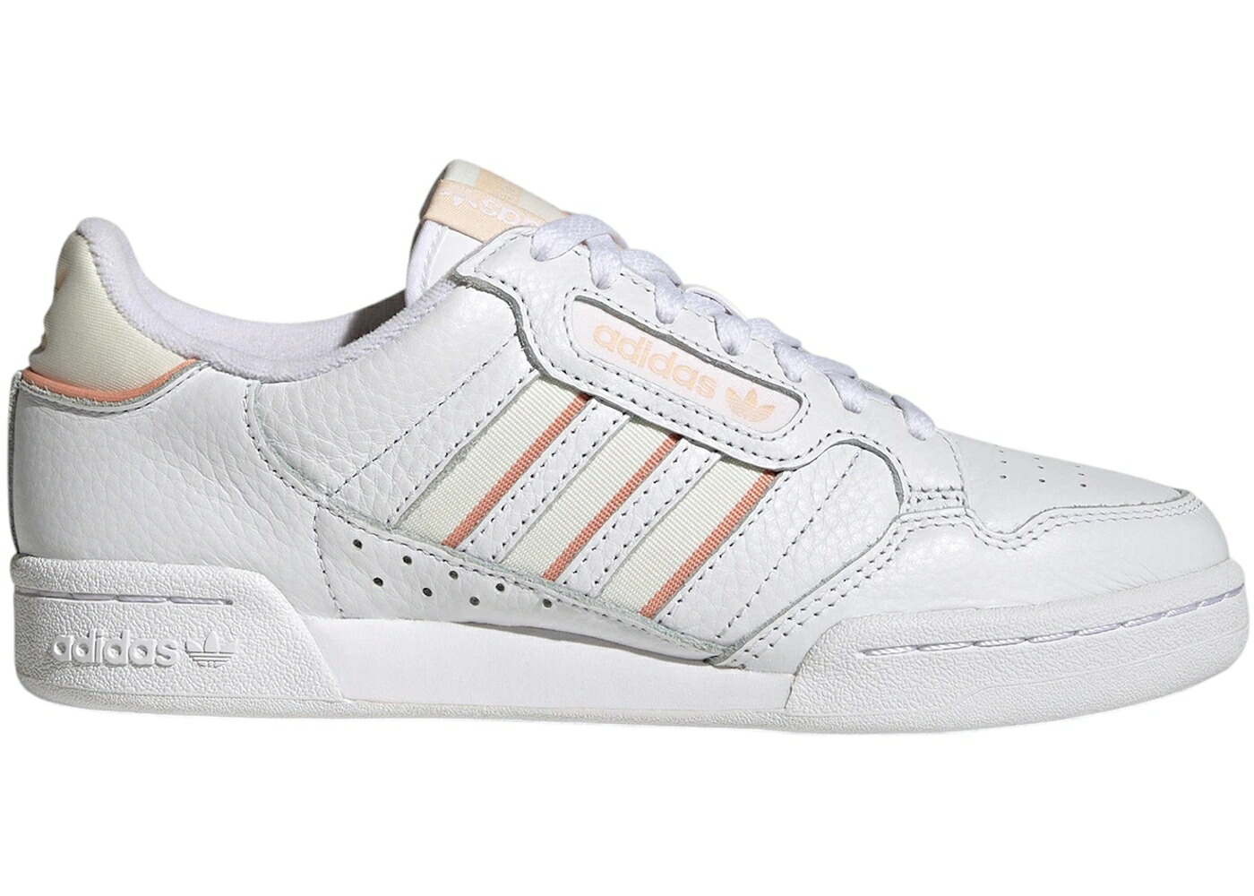アディダス 白いこと 白いこと 橙 オレンジ色 WOMEN\u0027S スニーカー レディース ADIDAS CONTINENTAL 80 STRIPES CLOUD WHITE OFF BLISS ORANGE (WOMEN\u0027S) / CLOUD WHITE OFF WHITE BLISS
