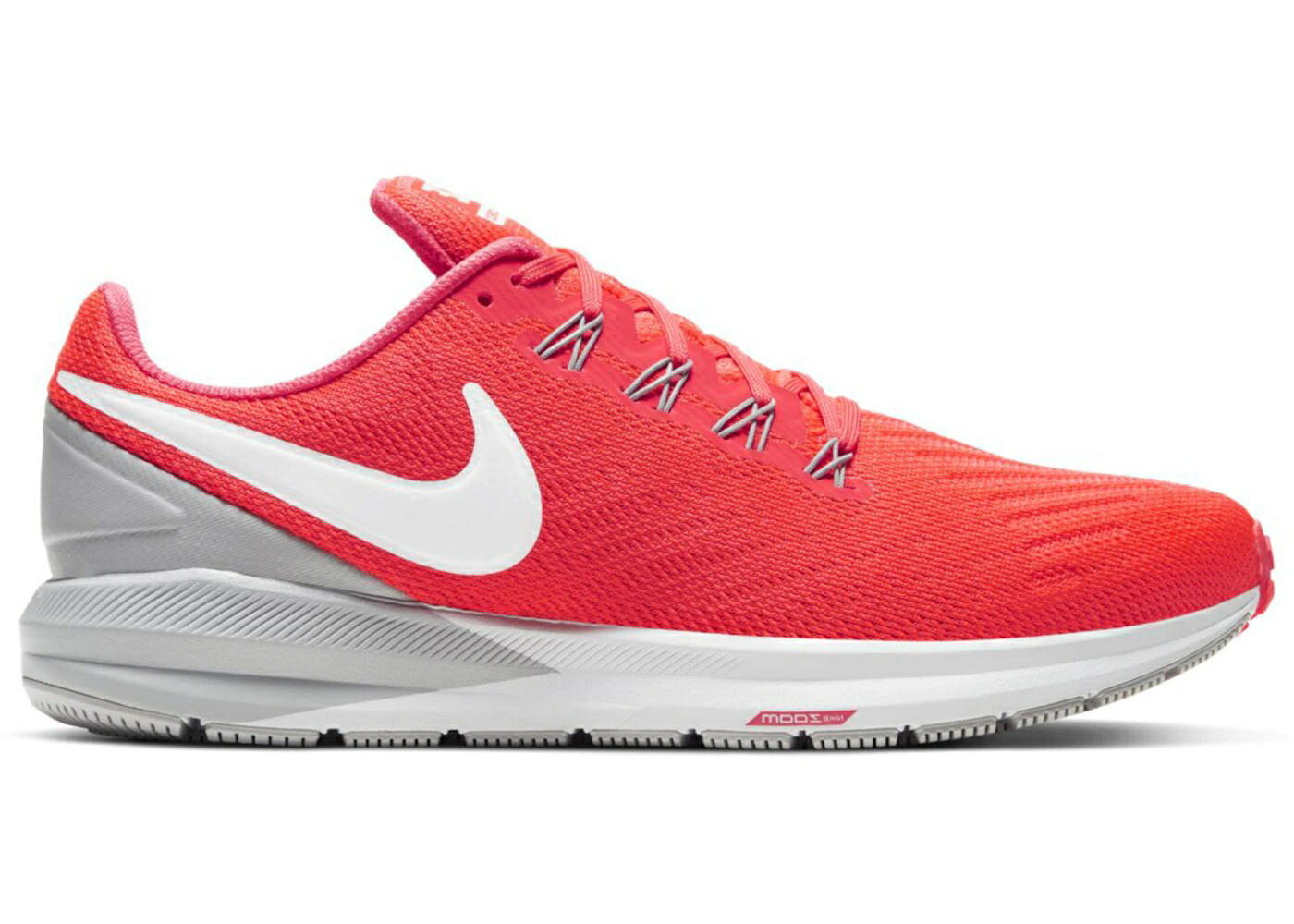 ナイキ 望遠レンズ レーザ クリムゾン 薄墨色 薄墨色 スニーカー メンズ NIKE AIR ZOOM STRUCTURE 22 LASER CRIMSON / LASER CRIMSON LIGHT SMOKE GREY