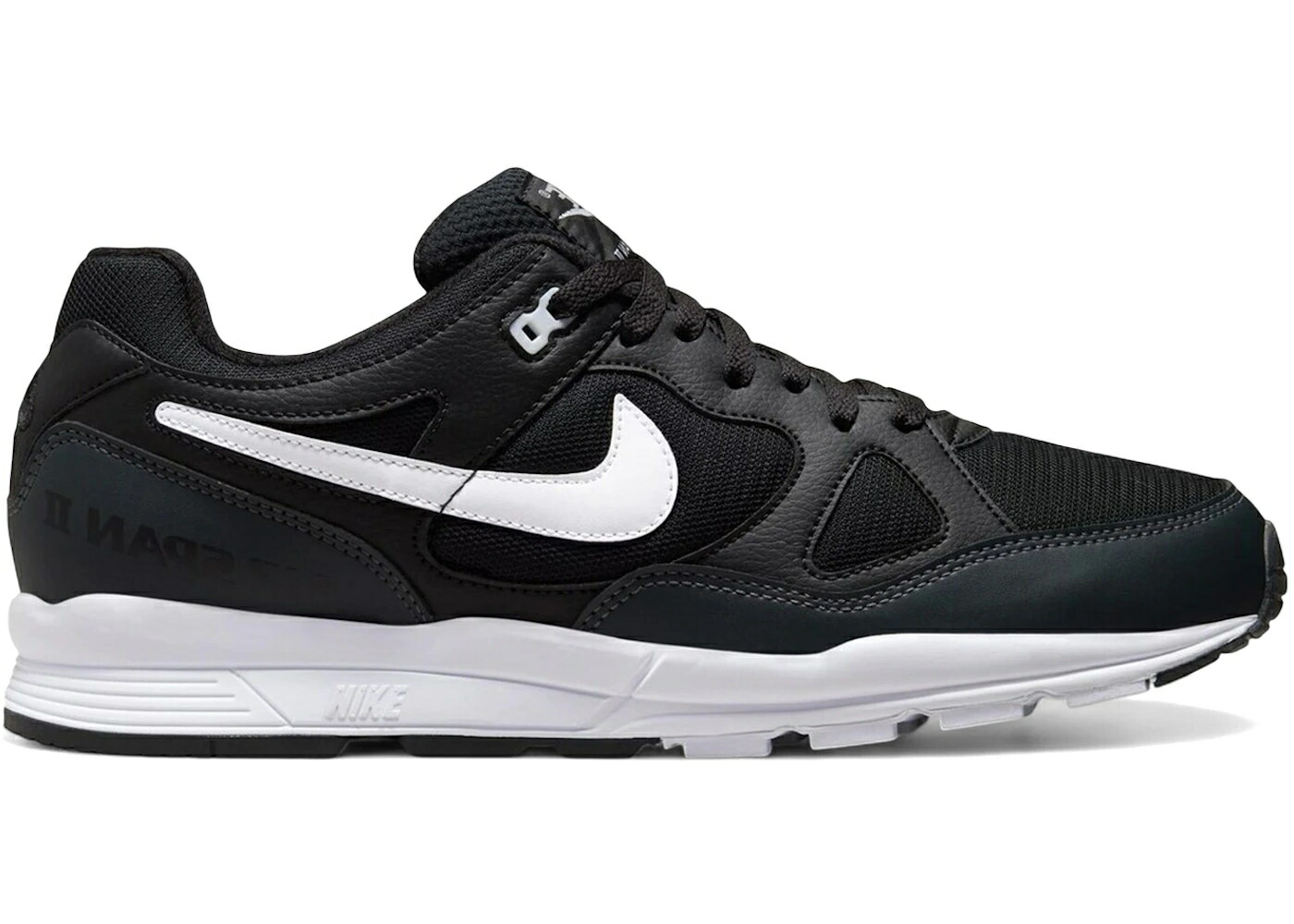ナイキ 黒いこと 黒いこと 白いこと 白いこと スニーカー メンズ NIKE AIR SPAN 2 BLACK ANTHRACITE / BLACK WHITE ANTHRACITE