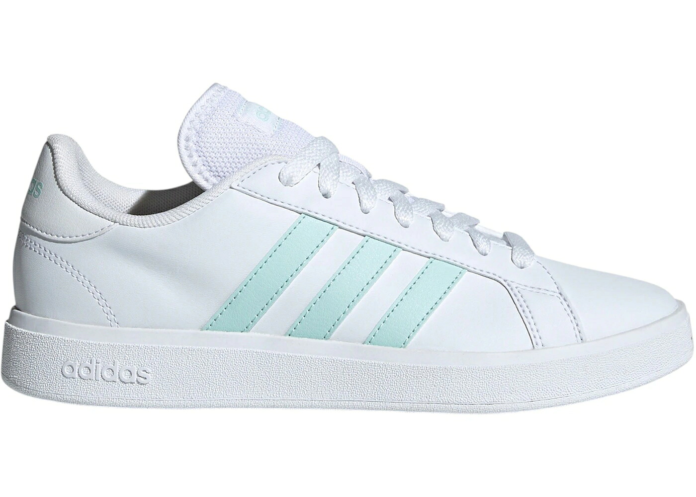 アディダス 地びた 厚地の外套 白いこと 白いこと アクア WOMEN\u0027S スニーカー レディース ADIDAS GRAND COURT TD WHITE SEMI FLASH AQUA (WOMEN\u0027S) / CLOUD WHITE SEMI FLASH AQUA