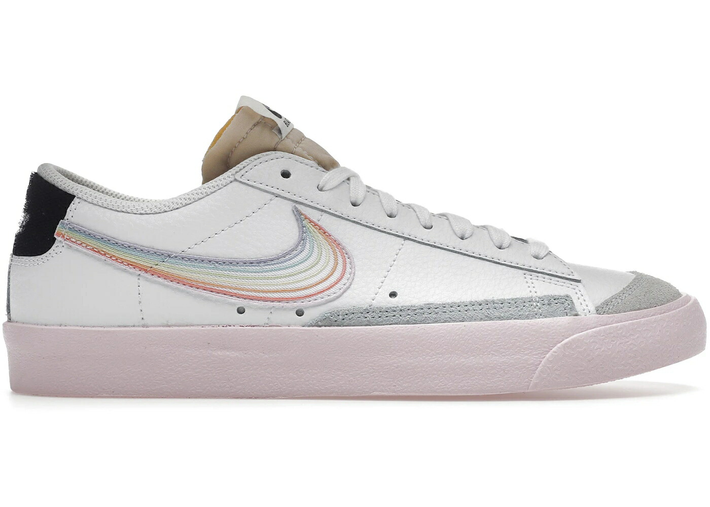 ナイキ ブレイザー 白いこと 白いこと レーザ スニーカー メンズ NIKE BLAZER LOW 77 BE TRUE (2021) / WHITE MULTI COLOR LASER FUCHSIA