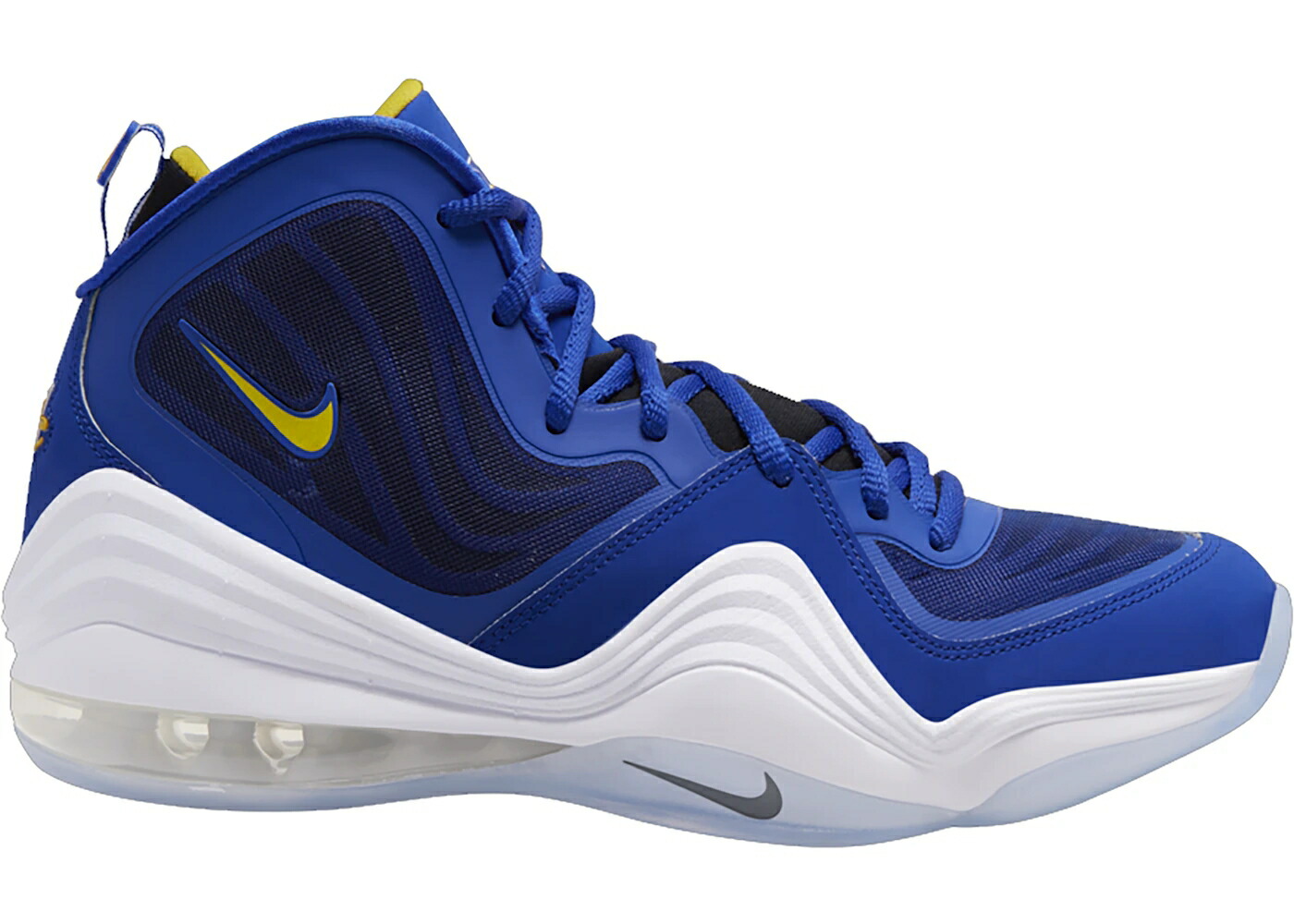 ナイキ ペニー 青色 ブルー 黄色 イエロー ストリーク 白色 ホワイト エアペニー スニーカー メンズ NIKE AIR PENNY 5 BLUE CHIPS / BRIGHT BLUE YELLOW STREAK WHITE