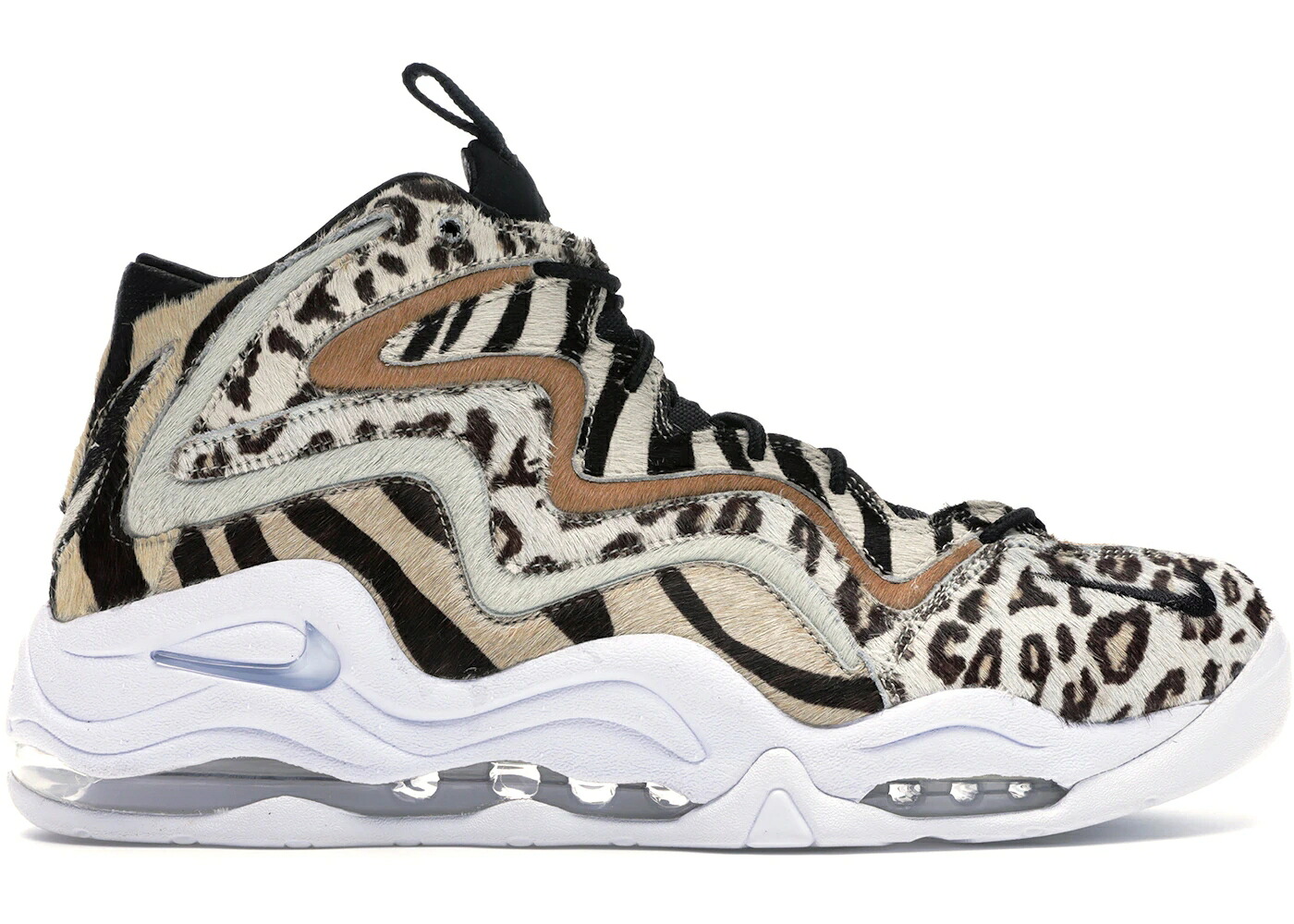 ナイキ 黒色 ブラック スニーカー メンズ NIKE AIR PIPPEN 1 KITH CHIMERA ANIMAL PRINT / MULTI COLOR BLACK LIGHT BONE|スニケス