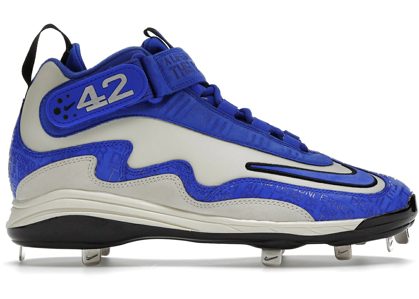 ナイキ グリフィー 黒いこと 黒いこと スニーカー メンズ NIKE GRIFFEY 1 CLEAT JACKIE ROBINSON DAY / COCONUT MILK BLACK METALLIC