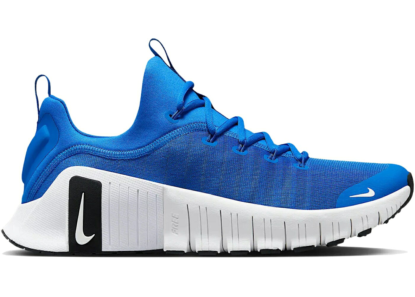ナイキ 無償性 青味 青み 黒いこと 黒いこと 白いこと 白いこと スニーカー メンズ NIKE FREE METCON 6 結核症 SIGNAL BLUE / SIGNAL BLUE BLACK WHITE