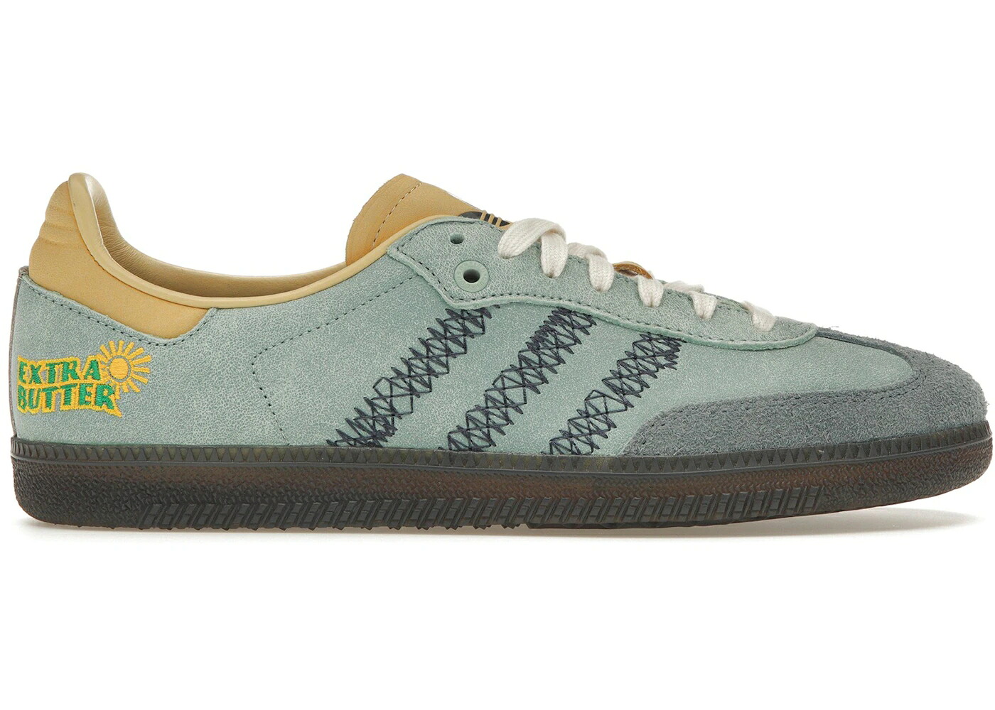 アディダス サンバ 白色 ホワイト スニーカー メンズ ADIDAS SAMBA CONSORTIUM CUP EXTRA BUTTER / CHALK WHITE GUM CHALK WHITE