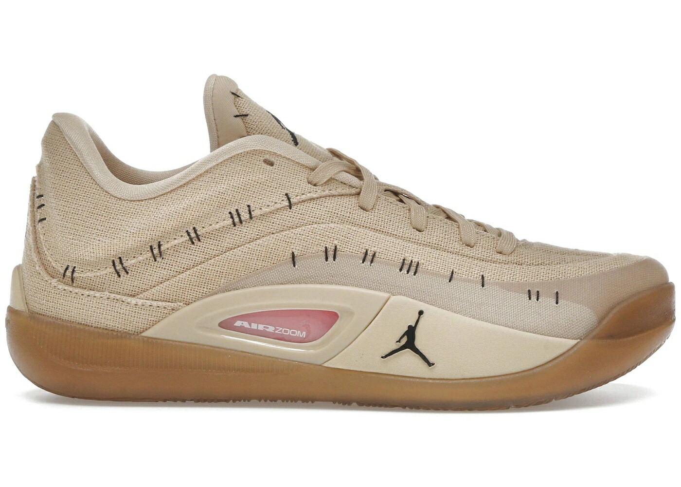ナイキ ジョーダン 黒色 ブラック クリムゾン スニーカー メンズ JORDAN ZION 4 VOODOO / SESAME BLACK FLASH CRIMSON