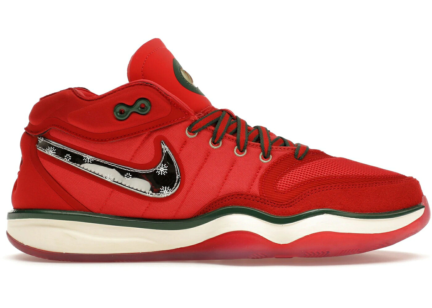 ナイキ 望遠レンズ クリスマス 貨物自動車 赤 赤いこと しろがね色 しろがね色 スニーカー メンズ NIKE AIR ZOOM GT HUSTLE 2 CHRISTMAS / TRACK RED METALLIC SILVER MYSTIC