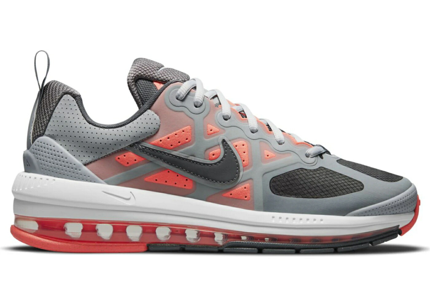 ナイキ マックス 薄墨色 薄墨色 エア湖マックス スニーカー メンズ NIKE AIR MAX GENOME LIGHT SMOKE GREY BRIGHT MANGO / LIGHT SMOKE GREY BRIGHT MANGO