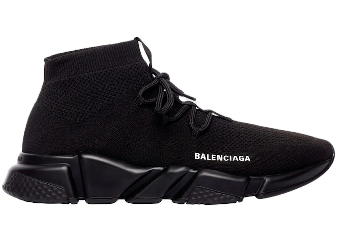バレンシアガ スピード 黒色 ブラック スニーカー メンズ BALENCIAGA SPEED LACE UP TRIPLE BLACK /