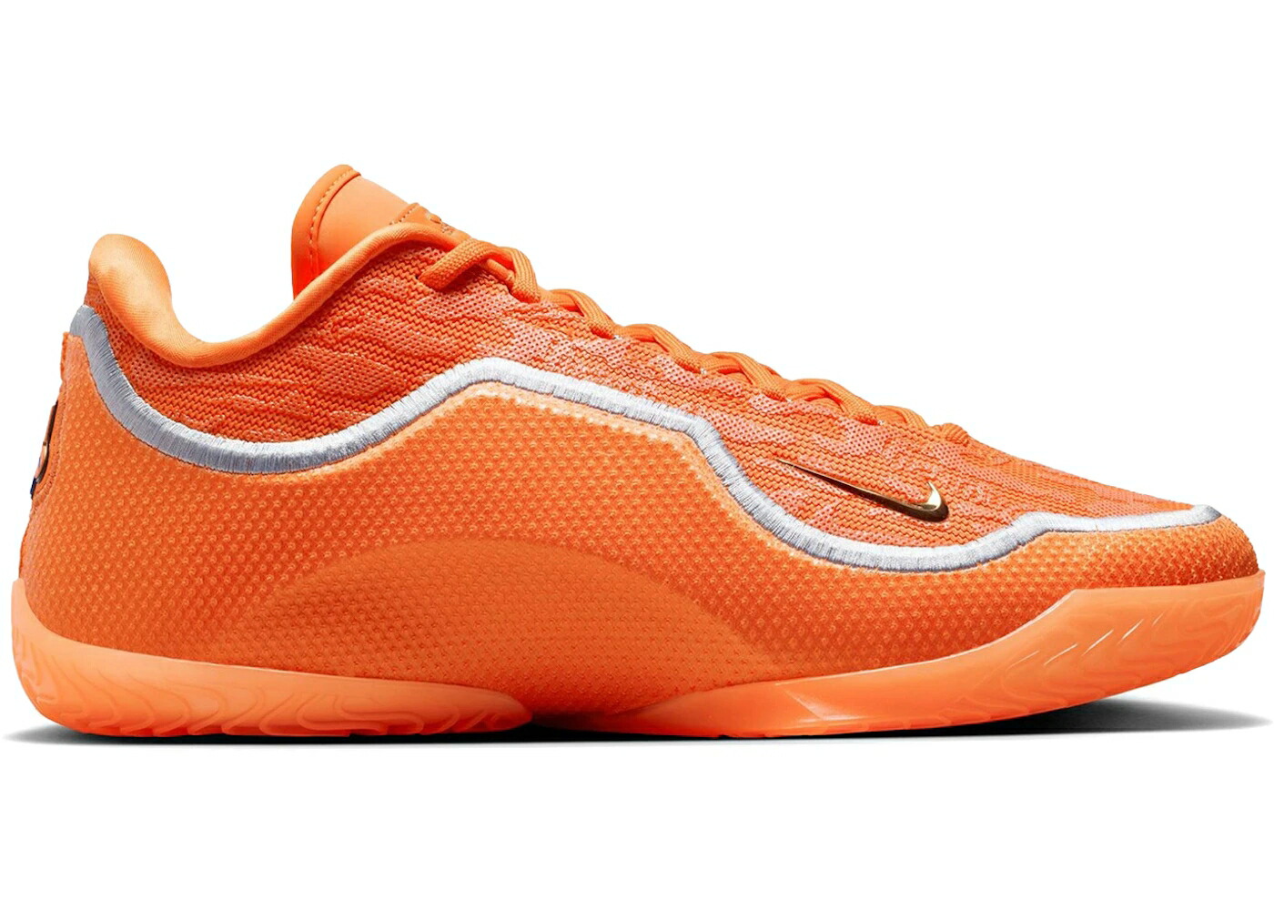 ナイキ レブロン 御徒面子 橙 オレンジ色 薄墨色 薄墨色 スニーカー メンズ NIKE LEBRON 23 SHOE BAG (TRANSLUCENT OUTSOLE) / SAFETY ORANGE WOLF GREY METALLIC
