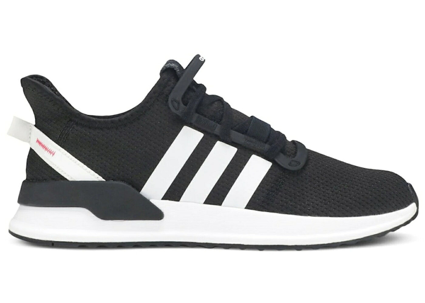 アディダス ラン コア 黒色 ブラック 白色 ホワイト ショック 赤 レッド スニーカー メンズ ADIDAS U-PATH RUN CORE BLACK WHITE / CORE BLACK CLOUD WHITE SHOCK RED