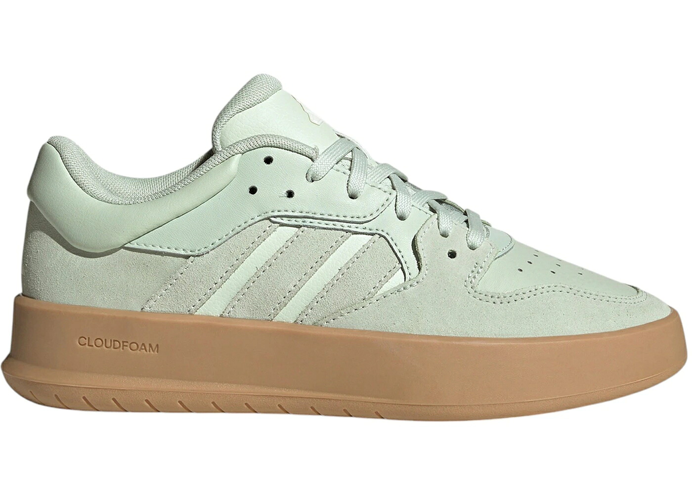 アディダス 厚地の外套 緑 緑であること 白いこと 白いこと WOMEN\u0027S スニーカー レディース ADIDAS COURT 24 LINEN GREEN OFF WHITE (WOMEN\u0027S) / LINEN GREEN LINEN GREEN OFF