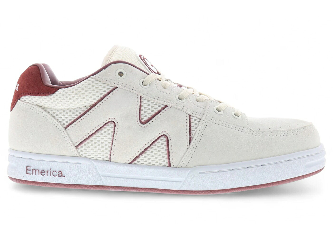 エメリカ イメリカ 白いこと 白いこと ブドウ酒色 バーガンディー スニーカー メンズ EMERICA OG-1 WHITE BURGUNDY / WHITE BURGUNDY