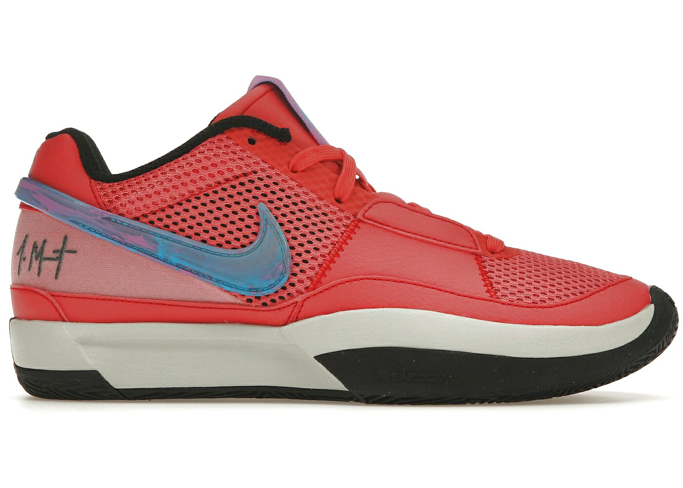 ナイキ 青味 青み 雷光 スニーカー メンズ NIKE JA 1 FUEL / EMBER GLOW BLUE LIGHTNING LIGHT