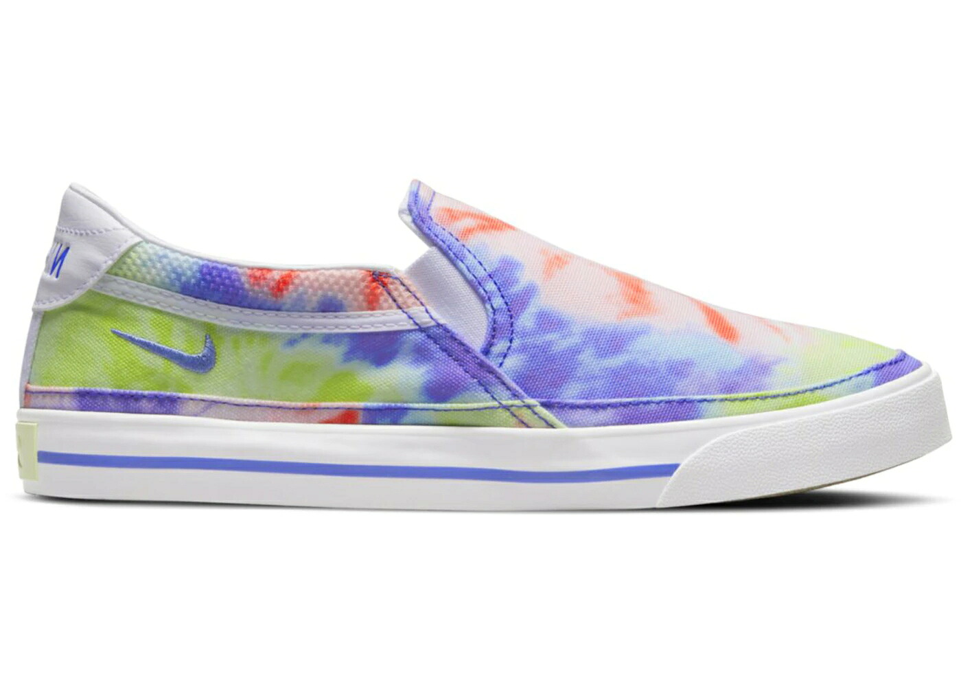 ナイキ 厚地の外套 レガシー 白いこと 白いこと スリッポン WOMEN\u0027S スニーカー レディース NIKE COURT LEGACY PRINT SLIP ON TIE-DYE (WOMEN\u0027S) / MULTI COLOR WHITE LIGHT LIQUID