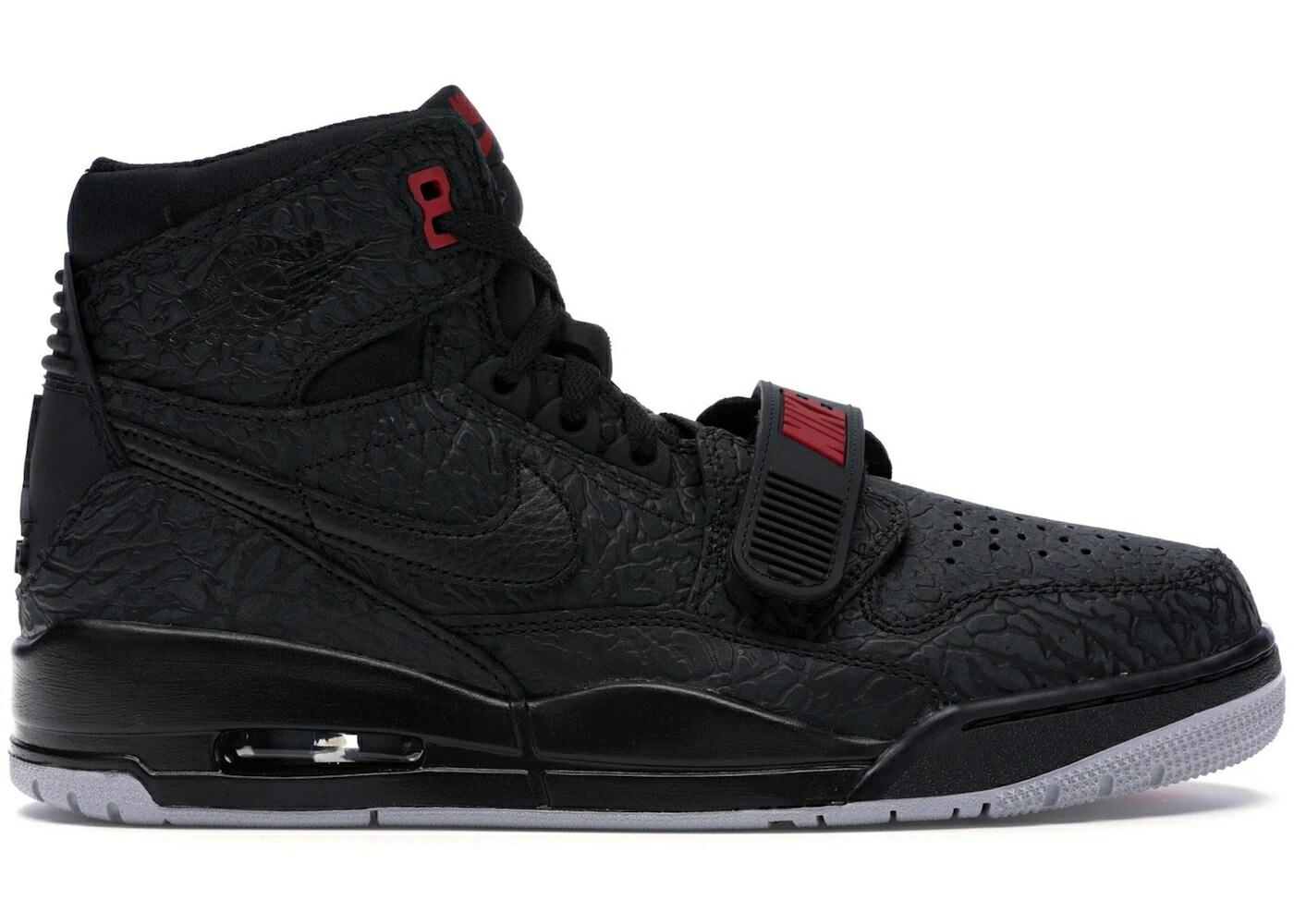 ナイキ ジョーダン レガシー エレファント 黒色 ブラック 赤 レッド スニーカー メンズ JORDAN LEGACY 312 ELEPHANT PRINT BRED / BLACK BLACK VARSITY RED