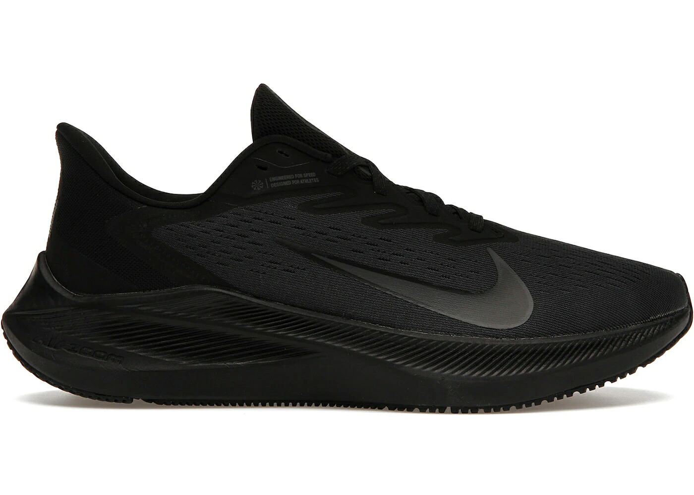 ナイキ 望遠レンズ 黒いこと 黒いこと スニーカー メンズ NIKE AIR ZOOM WINFLO 7 BLACK ANTHRACITE / BLACK ANTHRACITE BLACK