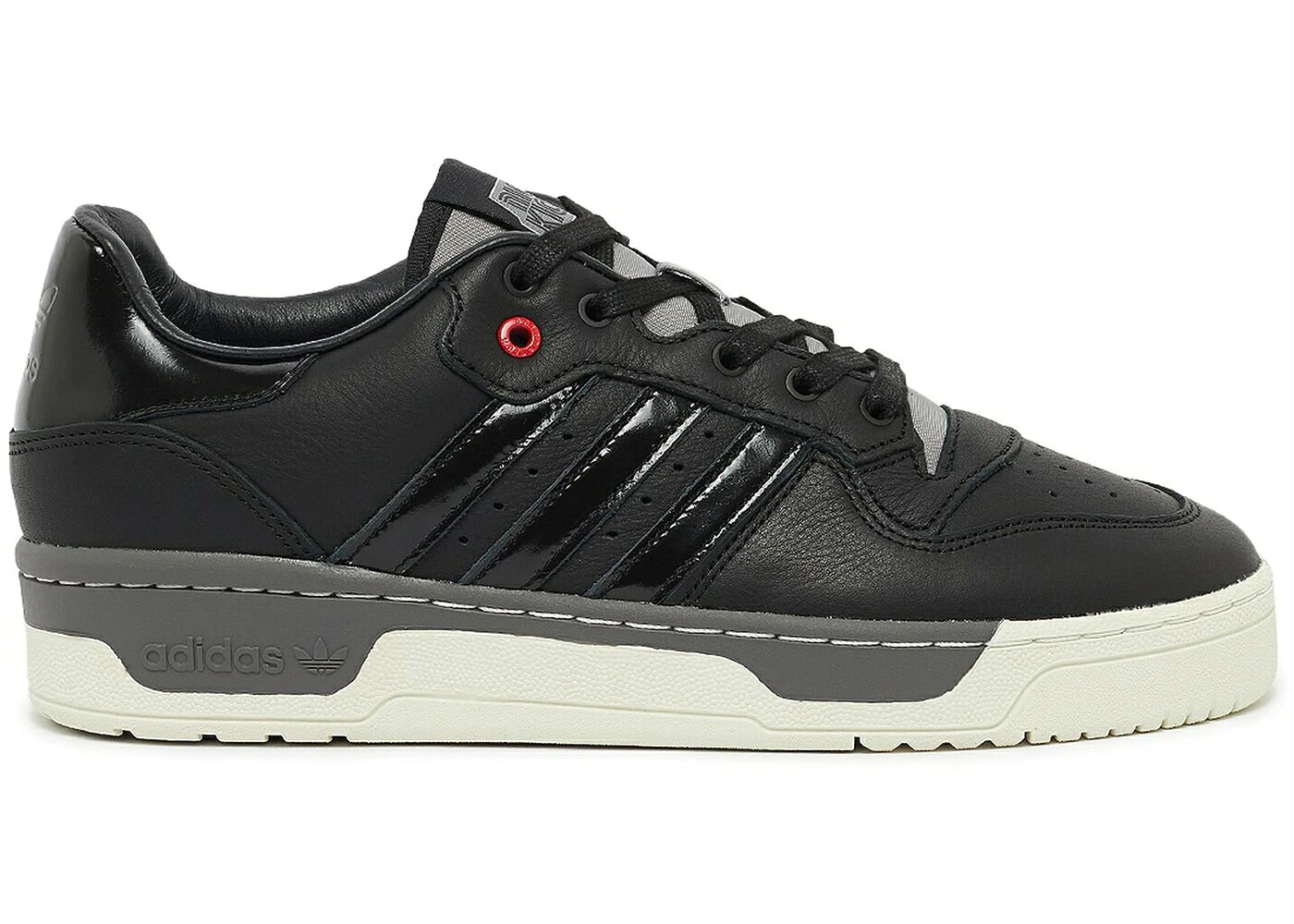 アディダス シリーズ コア 黒色 ブラック 白色 ホワイト スニーカー メンズ ADIDAS RIVALRY LOW CONSORTIUM SERIES NICE KICKS / CORE BLACK CORE BLACK WHITE TINT｜スニケス