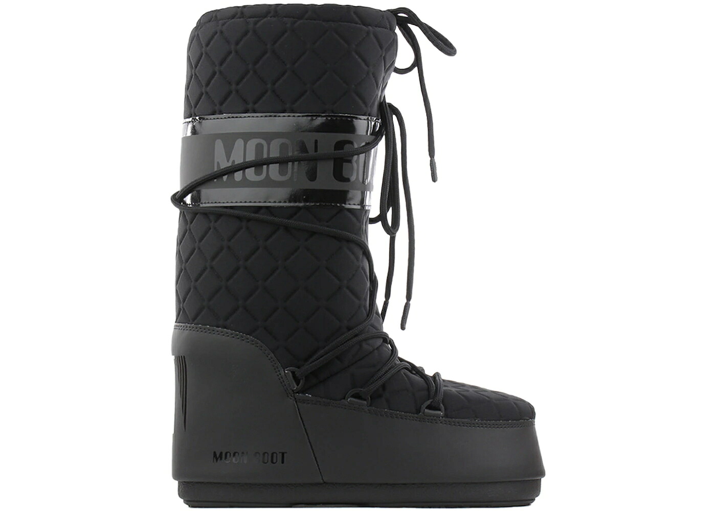 ムーンブーツ ブーツ アイコン キルト 黒色 ブラック スニーカー ユニセックス MOON BOOT MOON BOOT ICON QUILT BLACK / メンズ｜スニケス 45,175円