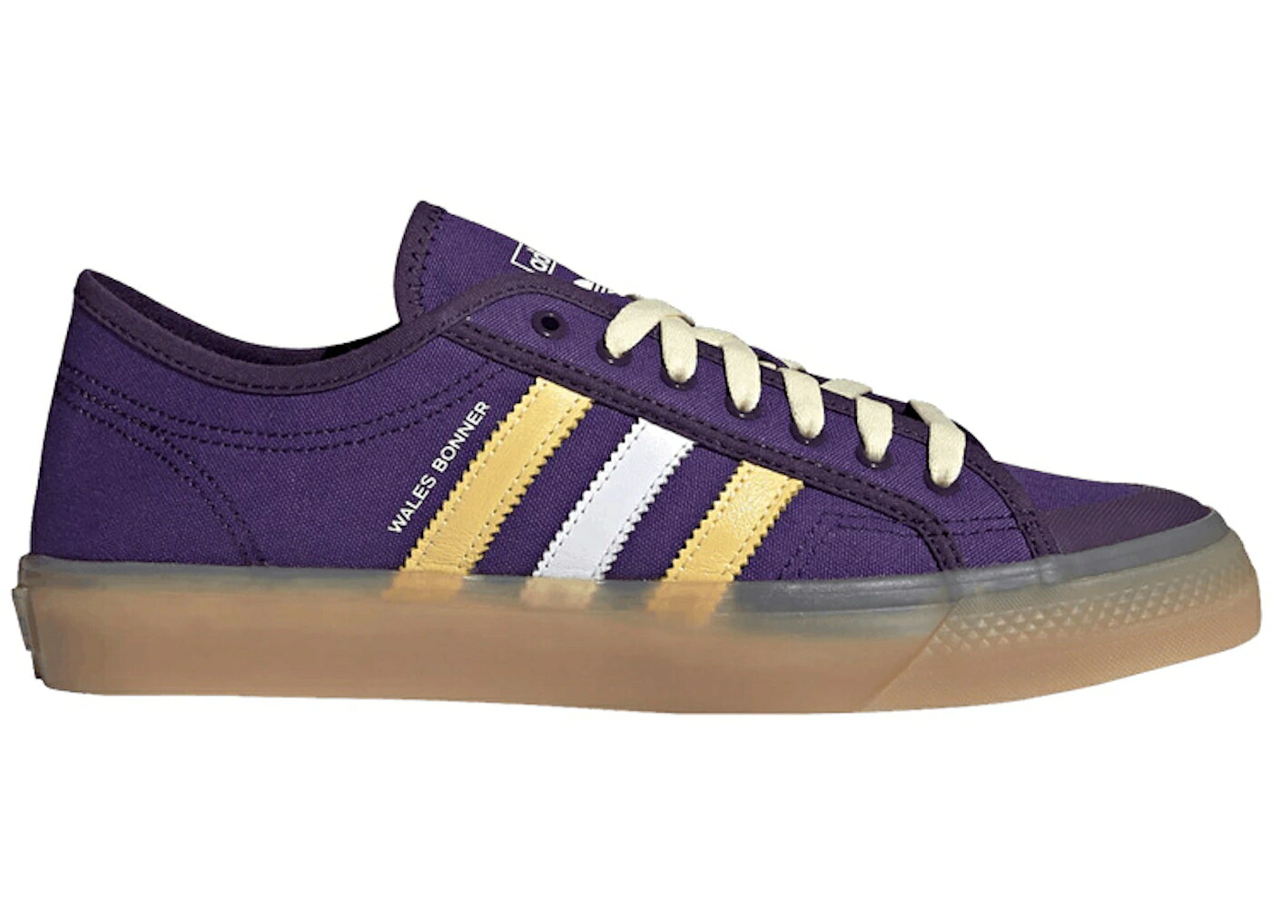 アディダス 紫 パープル 黄色 イエロー ゴールド スニーカー メンズ ADIDAS NIZZA LO WALES BONNER PURPLE / PURPLE YELLOW GOLD METALLIC|スニケス