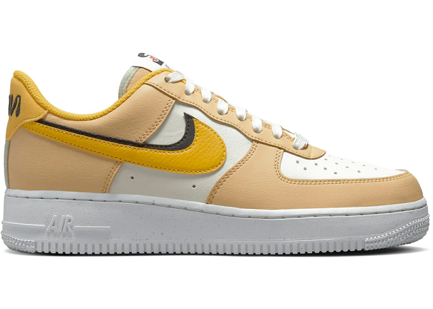 ナイキ スウッシュ スウォッシュ 黄色 イエロー エアフォース 07 82 WOMEN スニーカー レディース NIKE AIR FORCE 1 LOW LX DOUBLE SWOOSH SAIL YELLOW OCHRE (WOMEN) / SAIL YELLOW OCHRE SAIL