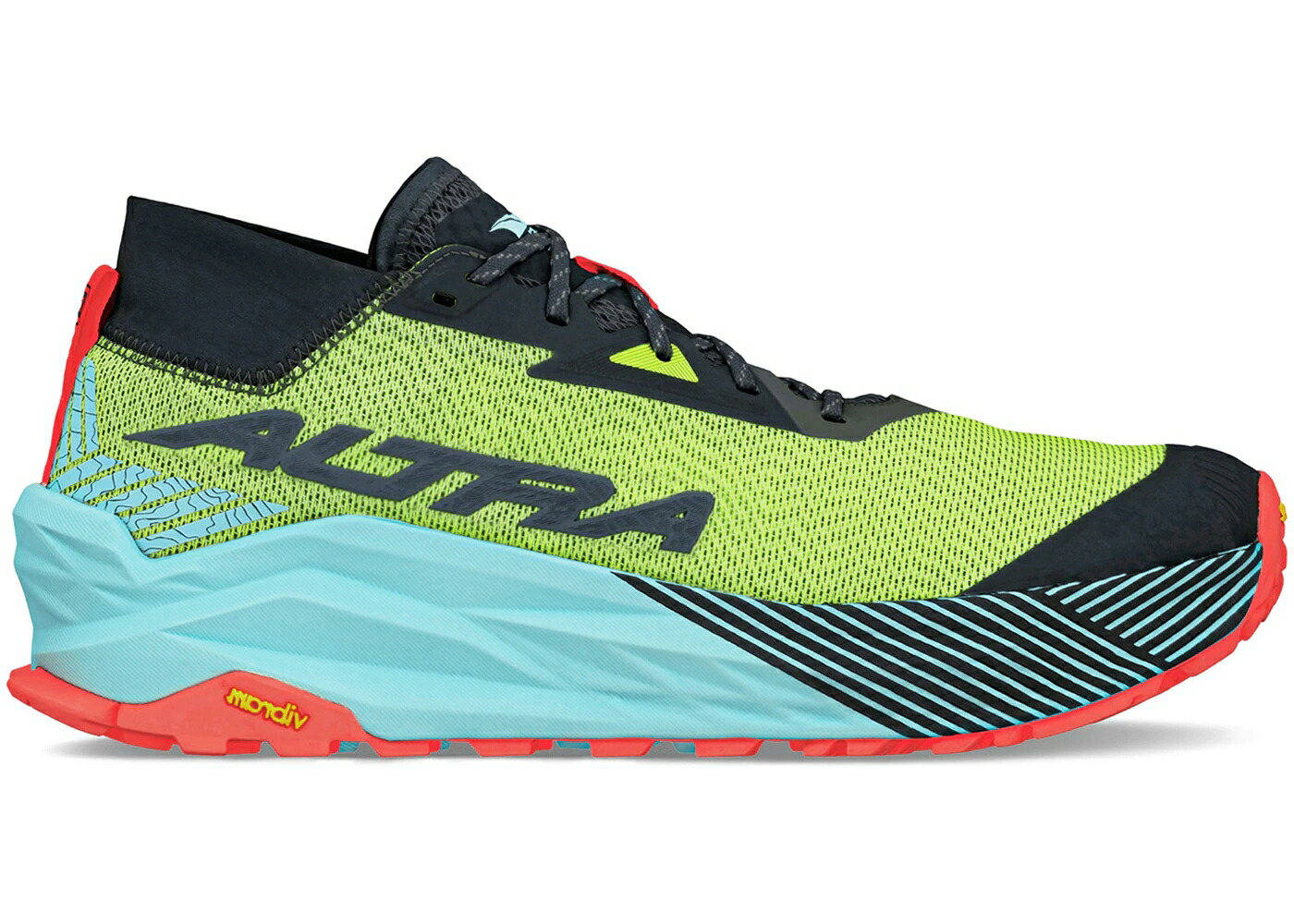 黒いこと 黒いこと 黄味がかった 黄色 スニーカー メンズ ALTRA OLYMPUS 275 BLACK YELLOW TEAL / BLACK YELLOW