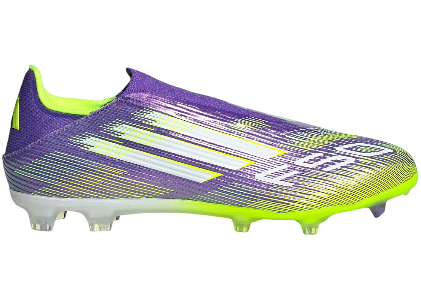 アディダス 紫 パープル ラッシュ 白色 ホワイト スニーカー メンズ ADIDAS F50 LEAGUE LACELESS FG/MG PURPLE RUSH CLOUD WHITE LUCID LEMON / PURPLE RUSH CLOUD WHITE LUCID|スニケス